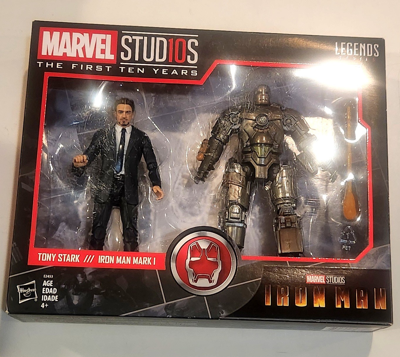 MARVEL LEGENDS MARVEL STUDIOS FIRST TEN YEARS Tony Stark + Iron Man Mark I NEW