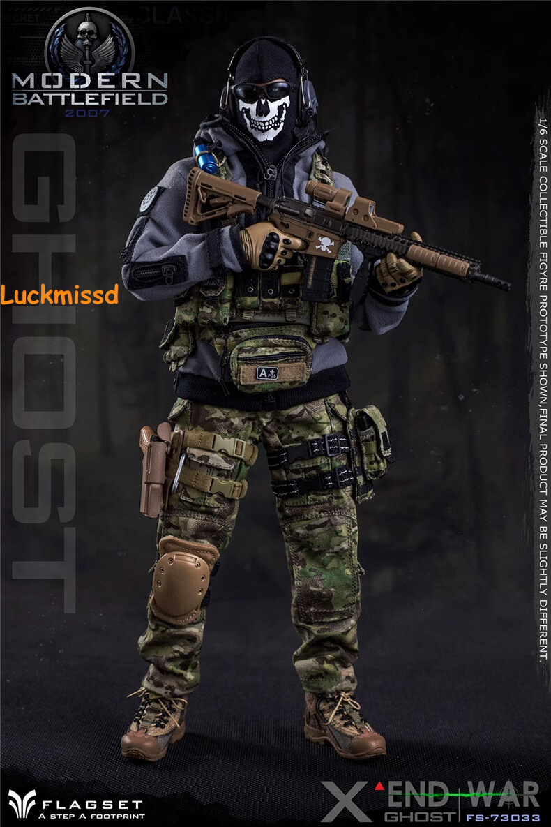 1/6 FLAGSET FS73033 END WAR GHOST « X » Tom Clancy&rsquo;s Endwar Action Figure Model