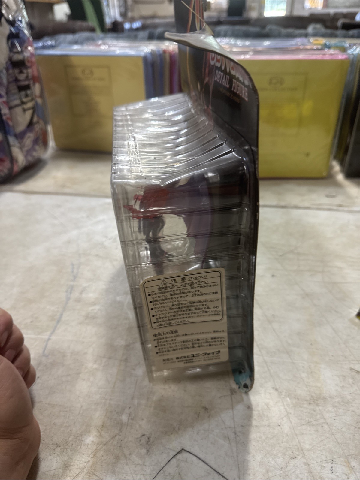 Uni-Five Devil man Devilman Detail Figure Limited Ed Clear Color 1998 Box Wear