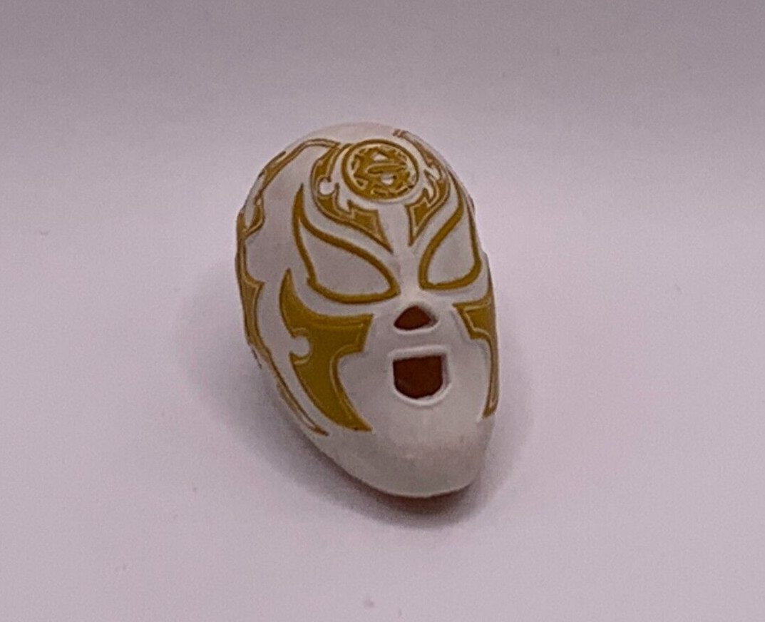 WWE White Mask Accessory Mattel Figure Clothes Prop 1/12 H4