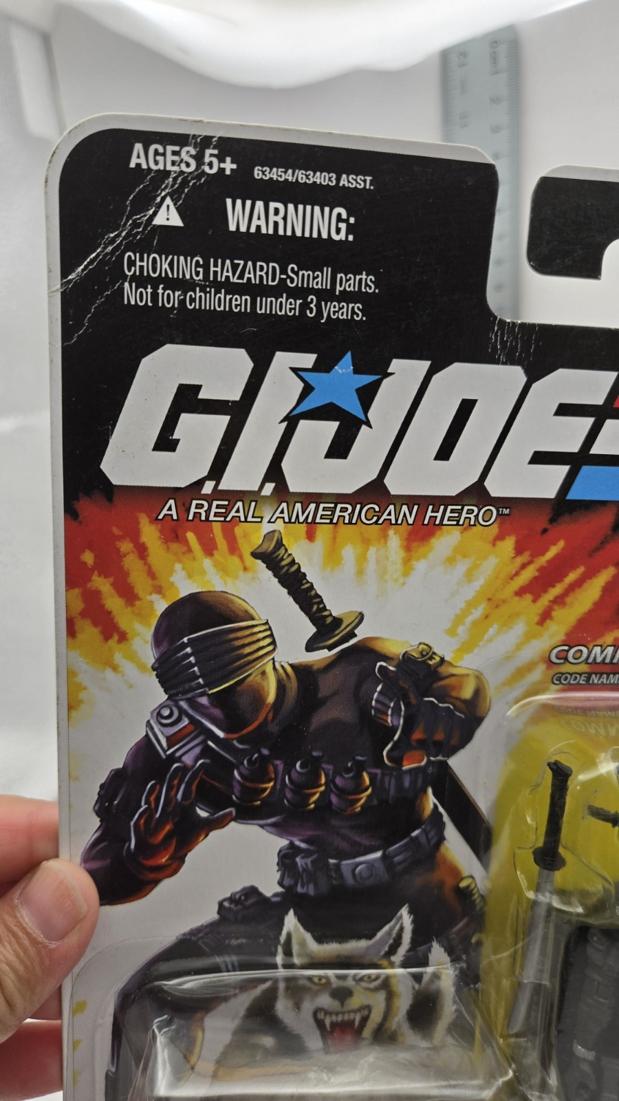 GI JOE SNAKE EYES COMMANDO w/ TIMBER 2008 COMIC SERIES *MOC