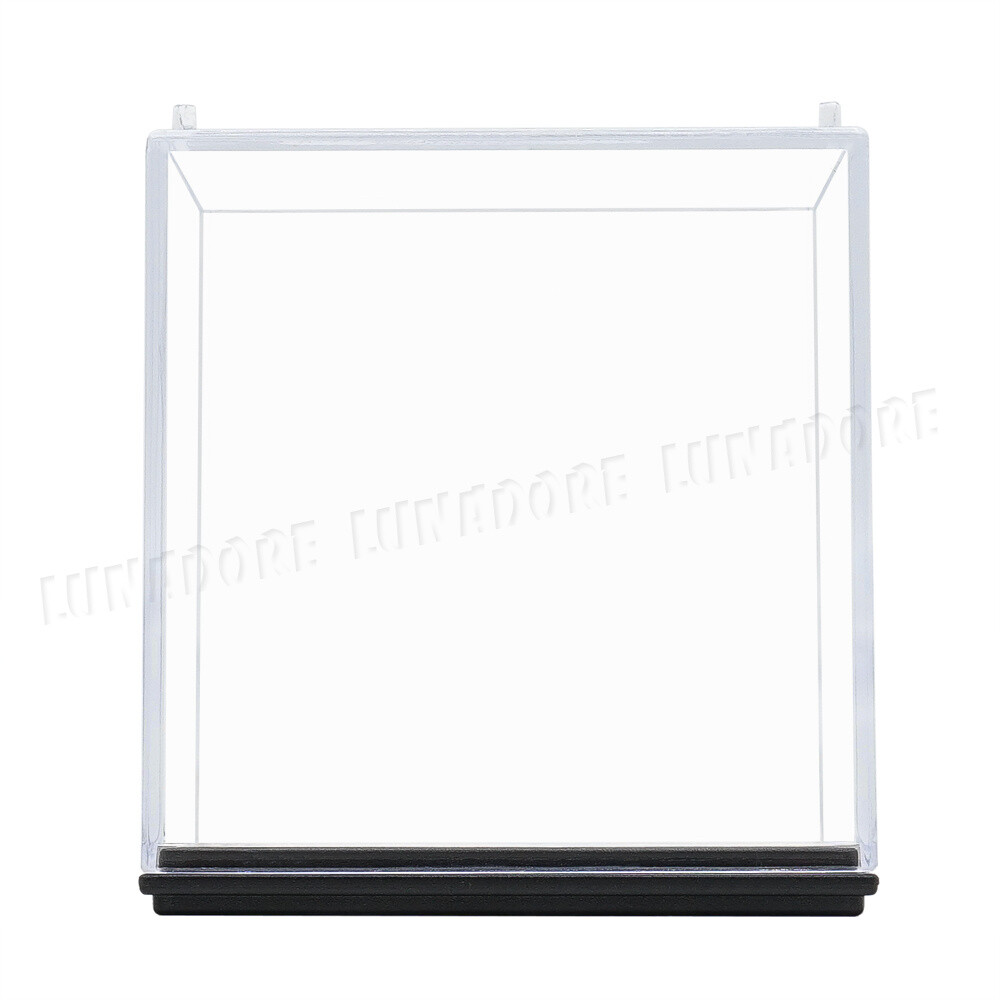 US Clear Acrylic Plastic Display Case Perspex Box Dustproof Protection Cube 10cm