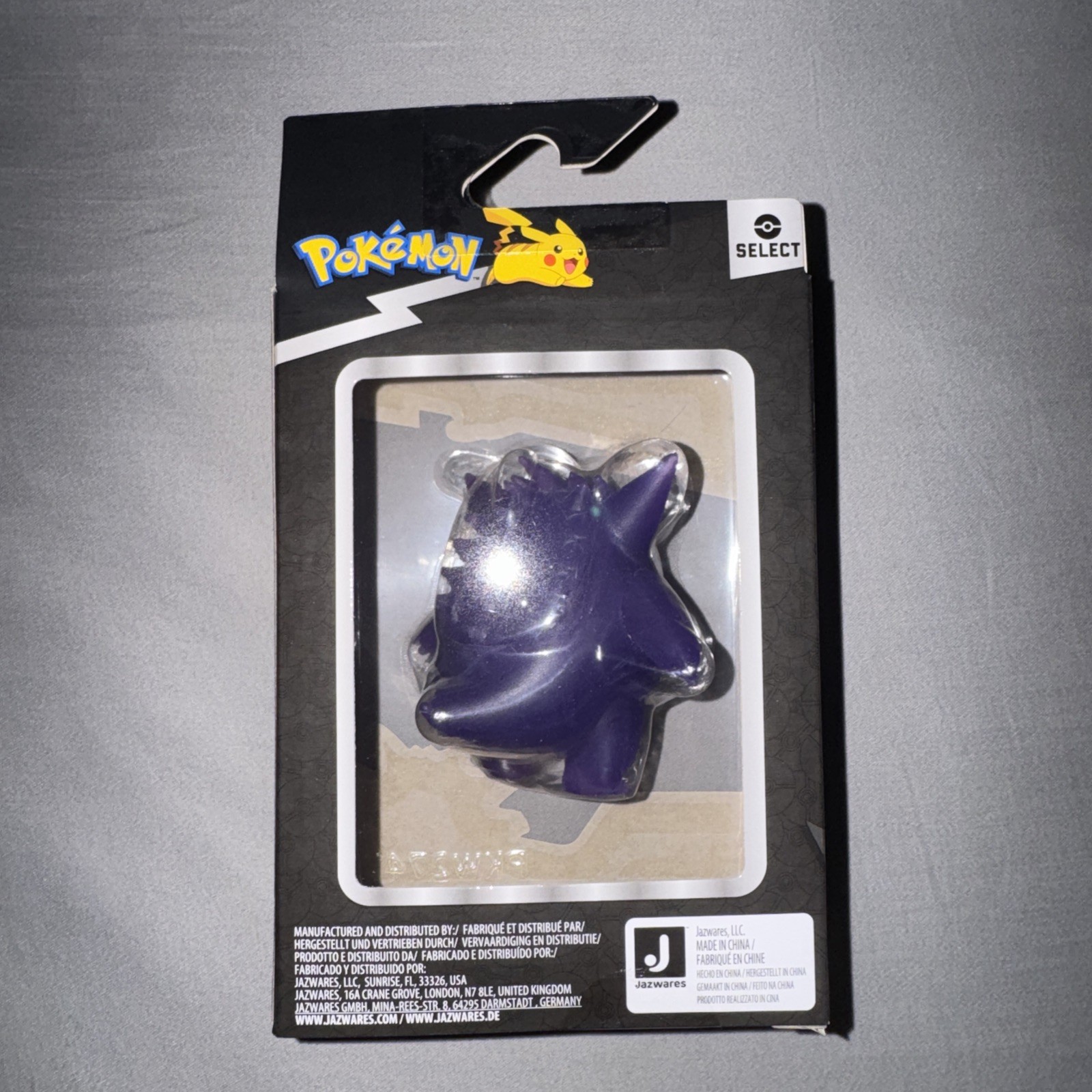 Pokemon Select Translucent Gengar Series 2 Figure Jazwares New in Box Limited