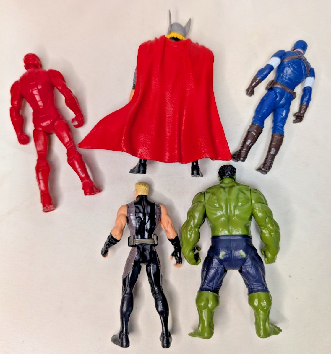 Marvel AVENGERS Basic 4&Prime; Figure Lot Hulk Thor Hawkeye Captain America Iron Man