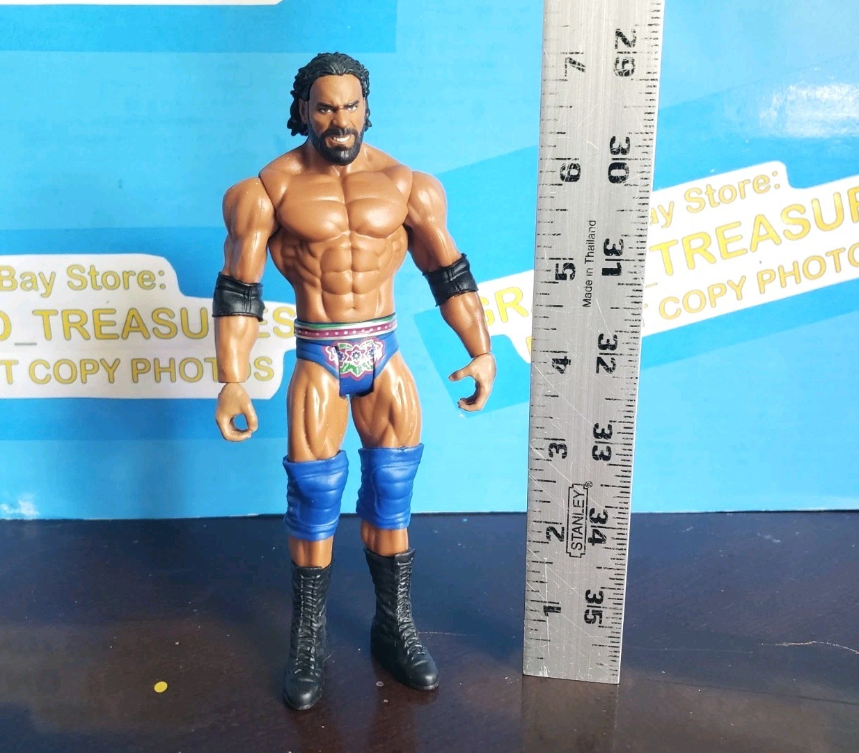 2018 MATTEL WWE BASIC SERIES 93 JINDER MAHAL Loose Maharaja India Smackdown