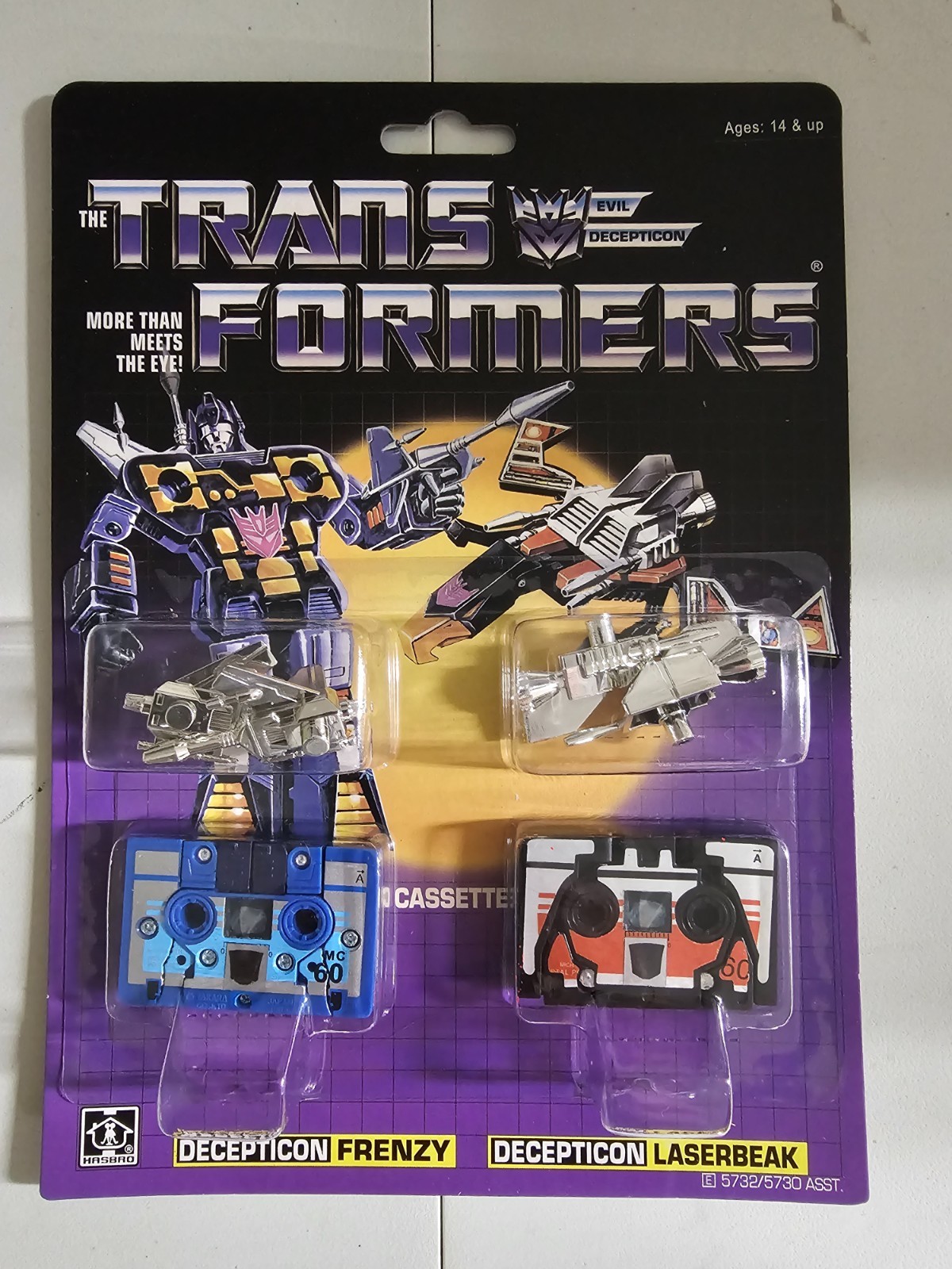 G1 Cassette Repro ⭐ Laserbeak ⭐ Frenzy