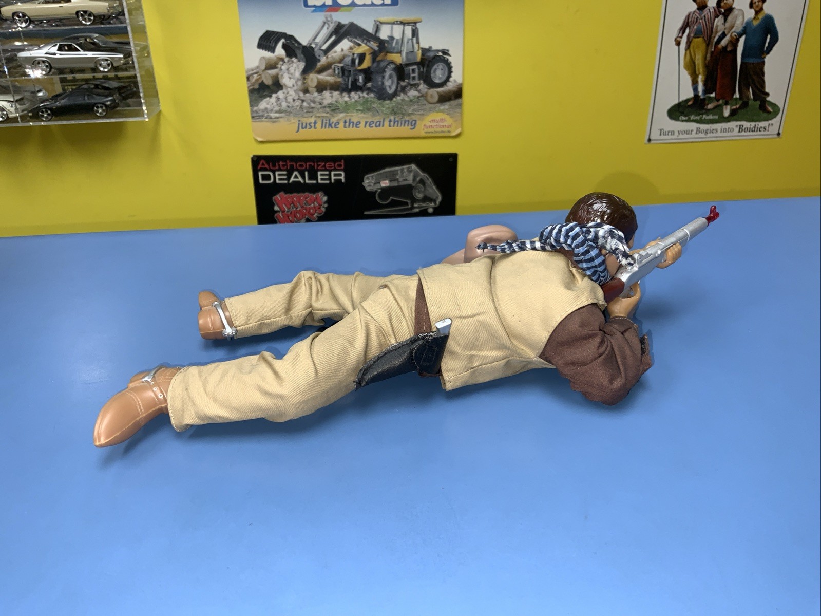 Unbranded Generic Cowboy Laying Down Non Poseable Figure