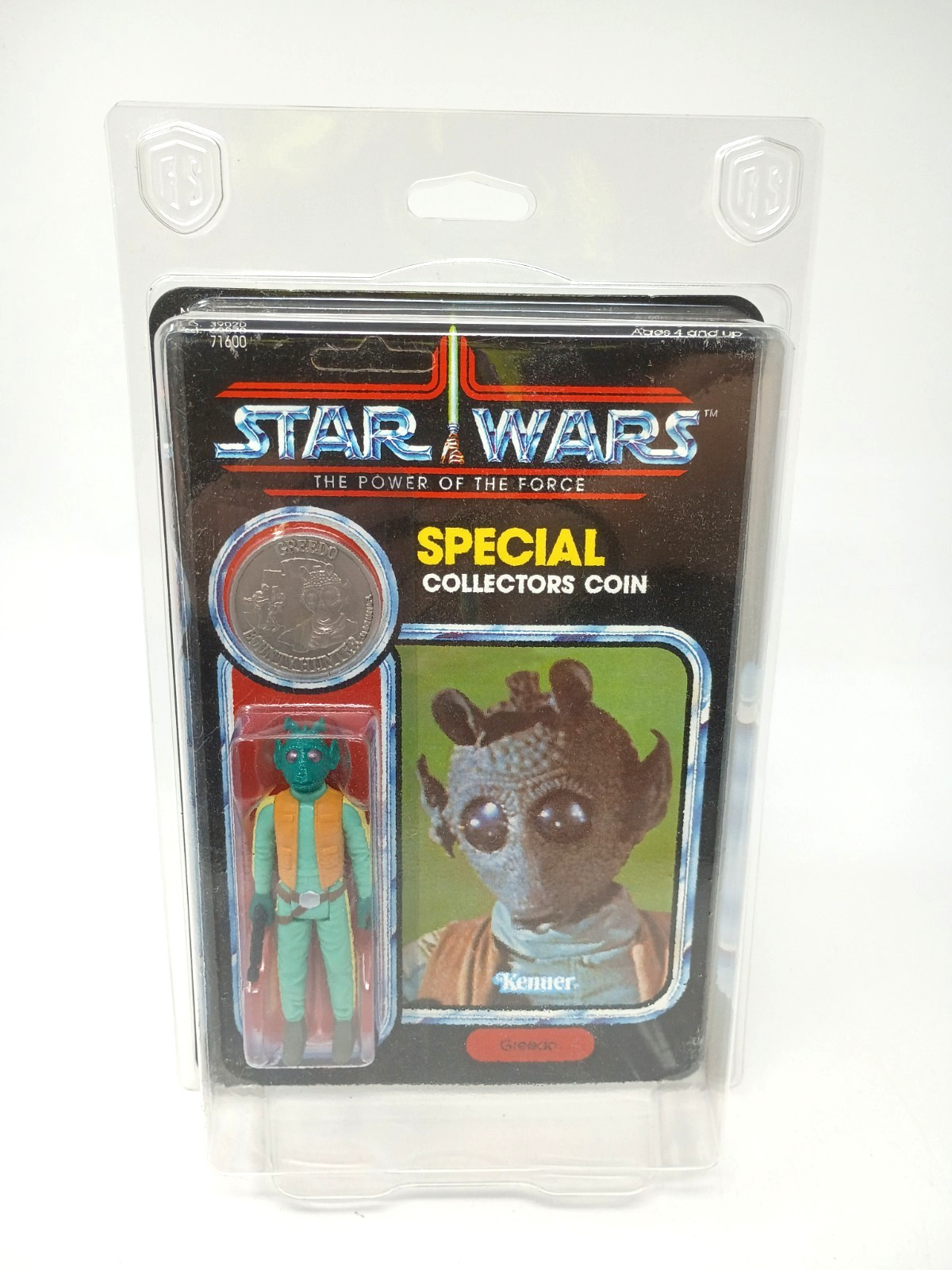 STAN SOLO Star Wars POTF Kenner Style Greedo CUSTOM REPRO Action Figure