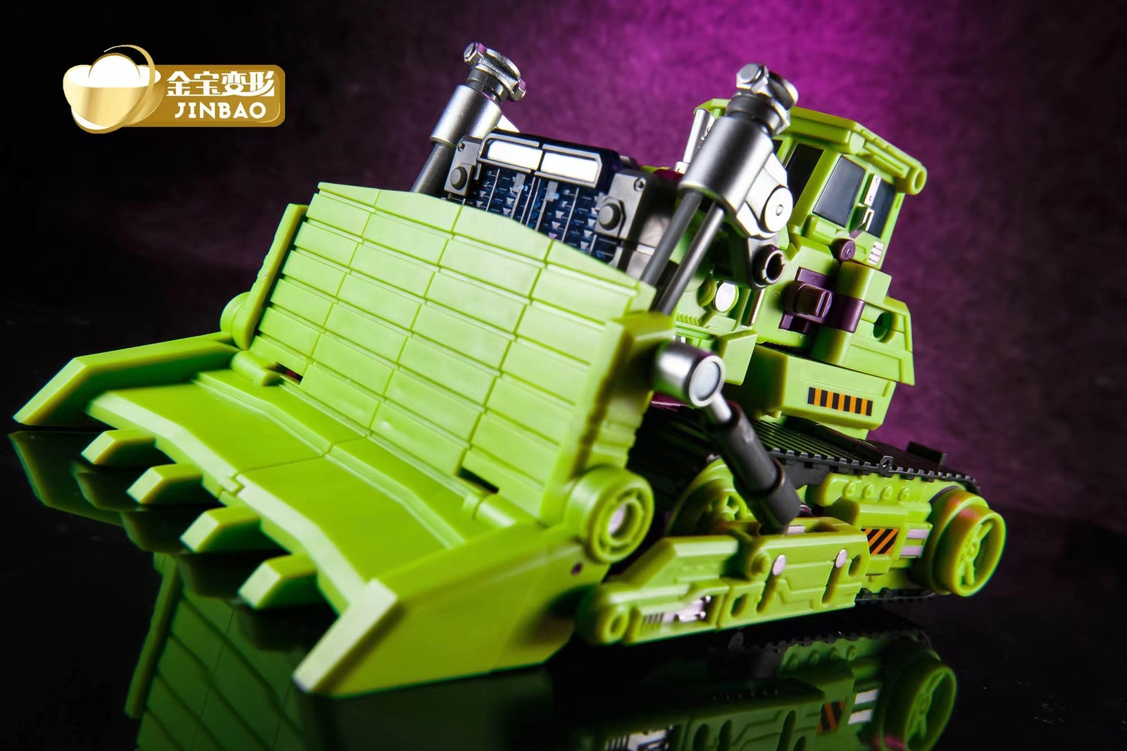 Jinbao Transformation Green Oversized Devastator Gravity Builder With No Box