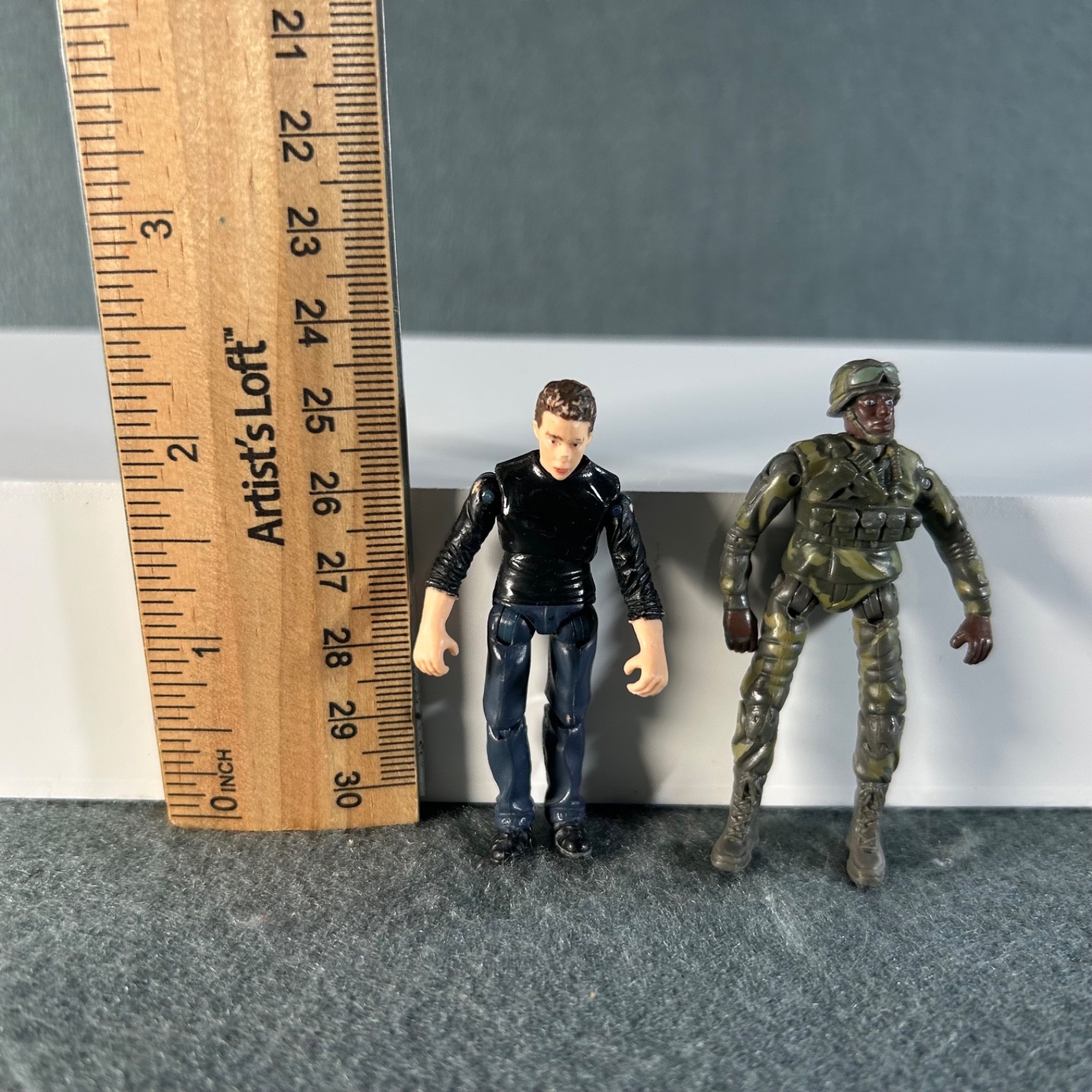 Transformers Sam Witwicky & Tech Sergeant Epps 2.25 Inch Mini Figure Lot Hasbro