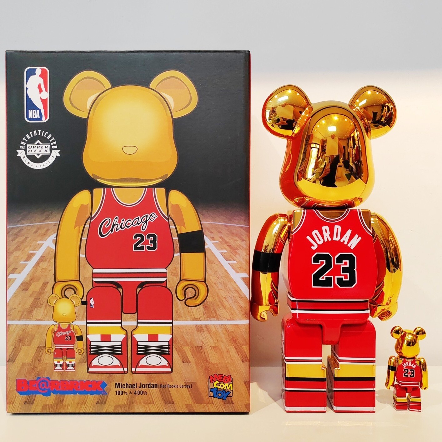 400% Bearbrick Michael Jordan Chicago No.23 Jersey Action Figure Deco Art Toy