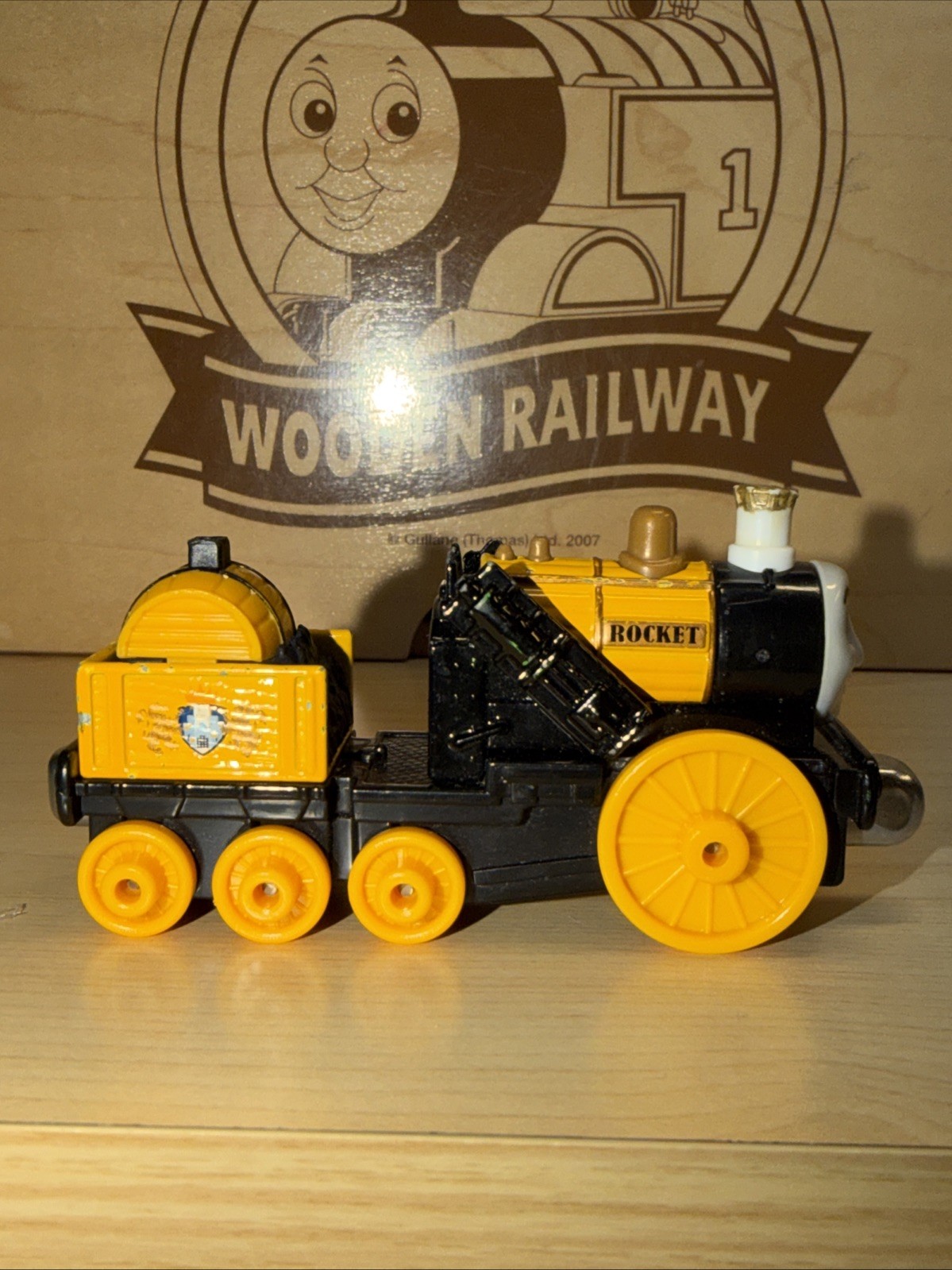 STEPHEN THOMAS FRIENDS TRAIN Take N Play Along DIECAST ROCKET ! KING OF RAILWAY