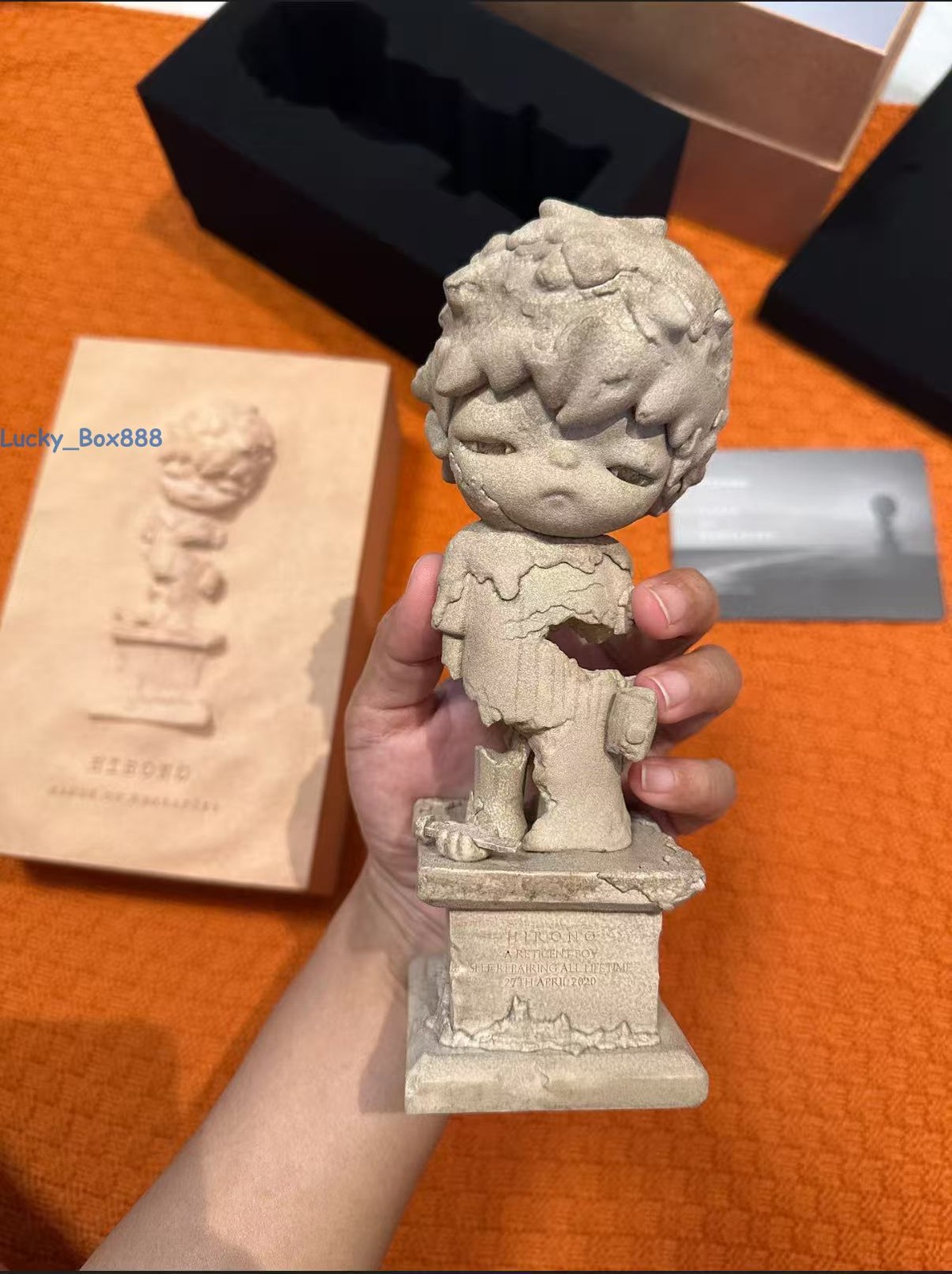 Authentic Pop Mart Hirono Reshaping Sand 22cm Figure Collectable