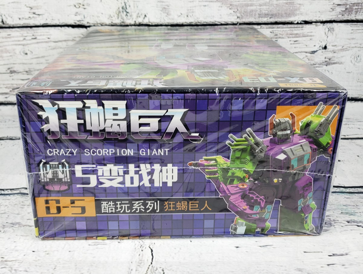 Crazy Scorpion Giant BX-03 Transformers G1 Scorponok KO NEW Damaged Box