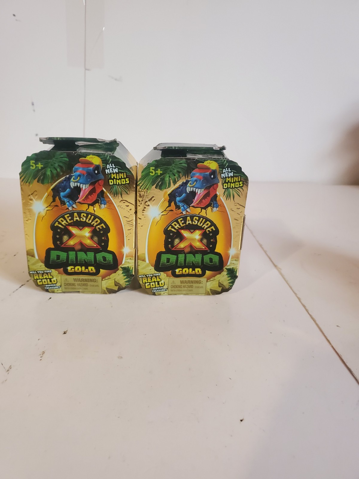 Treasure X Dino Gold Mini Dino Lot of 2 Mystery Dig Eggs (Moose Toys) – New…