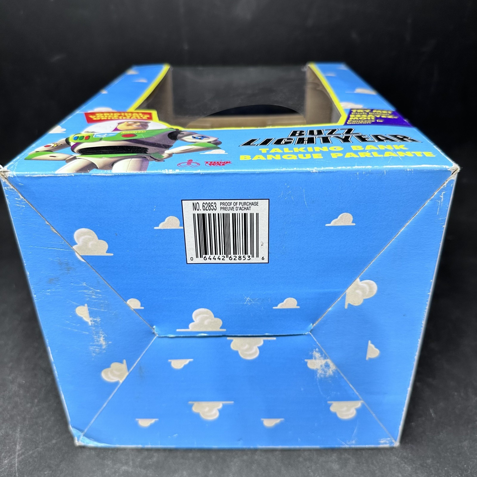 Toy Story Buzz Lightyear Electronic Talking Bank 1995 – New – Sealed – Vintage