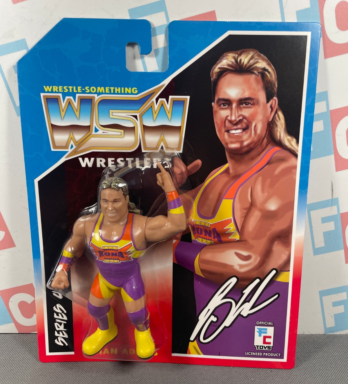 FC Toys Retro Wrestle-Something Wrestlers Series 4 Brian Adams Figure Crush