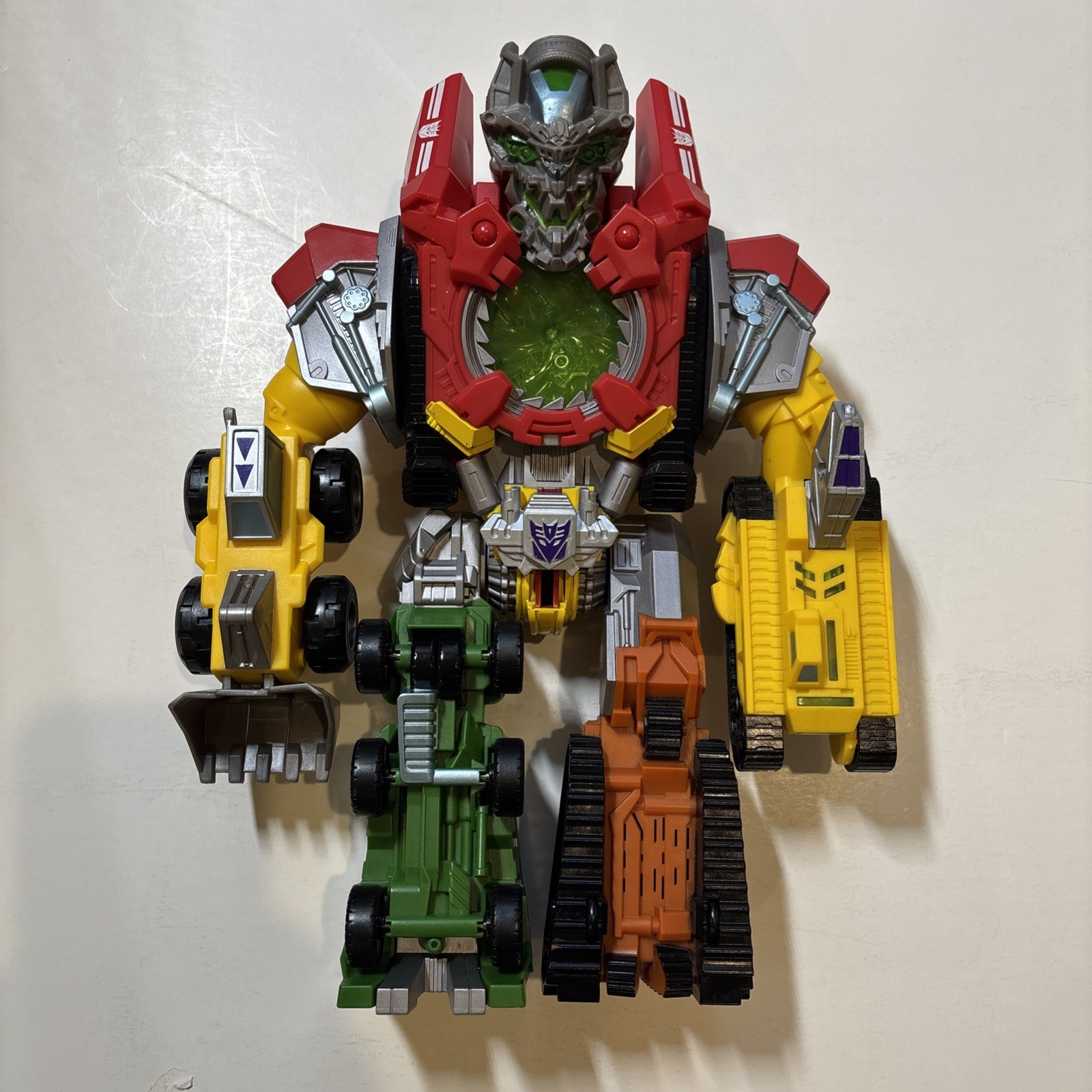 2008 Transformers -Construction Devastator Mega Power Bots 12&Prime; Revenge of Fallen
