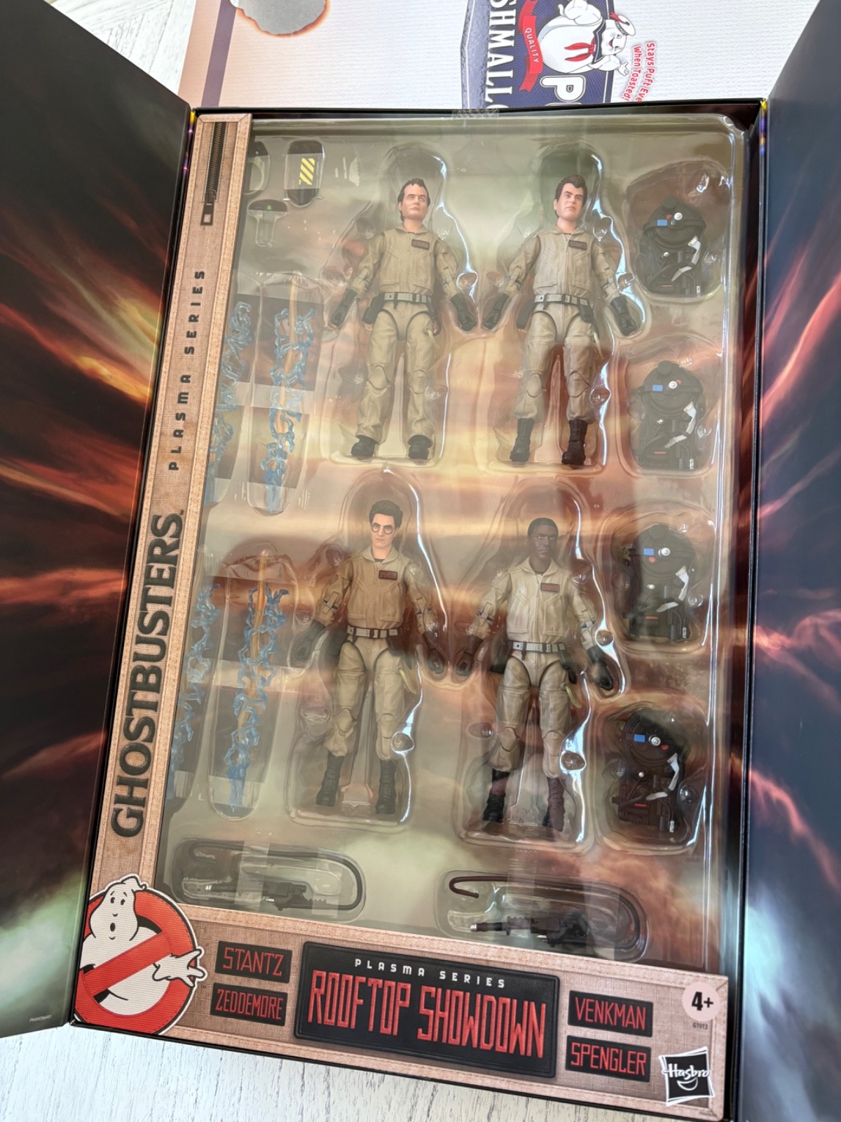 hasbro ghostbusters rooftop showdown plasma figures
