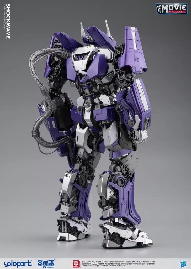 🇺🇸 YoloPark Transformers PLAMO Shockwave Bumblebee Movie Model Kit 1/6 Scale