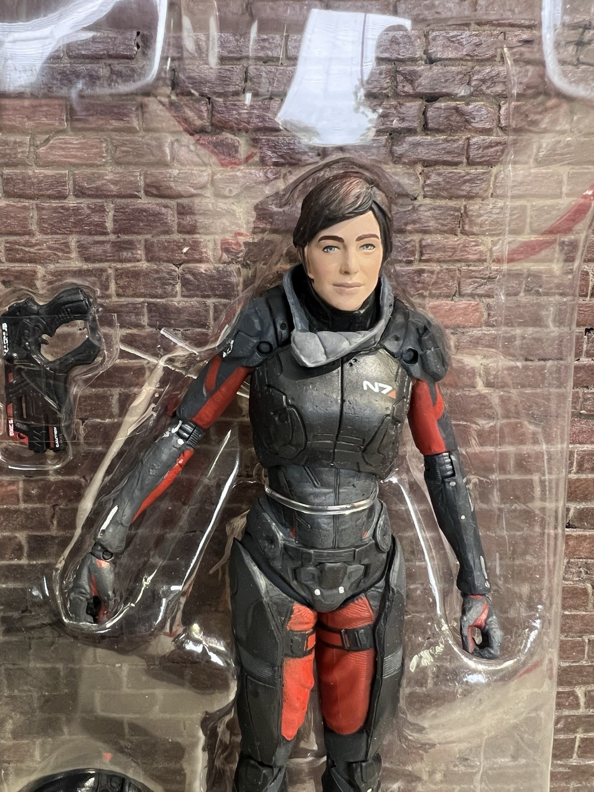 Mass Effect Sara Ryder 7&Prime; Action Figure McFarlane Color Tops #22 LOOSE COMPLETE