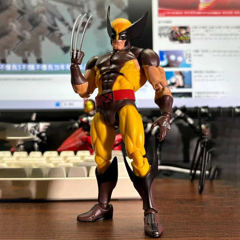 Wolverine X-Men Brown Comic Version w/Accessory 6&Prime; Action Figure CT Toys #138