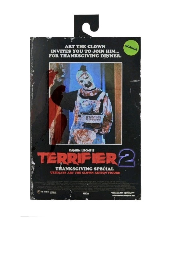 PRESALE Ultimate Art the Clown Thanksgiving Terrifier 2 NECA Action Figure