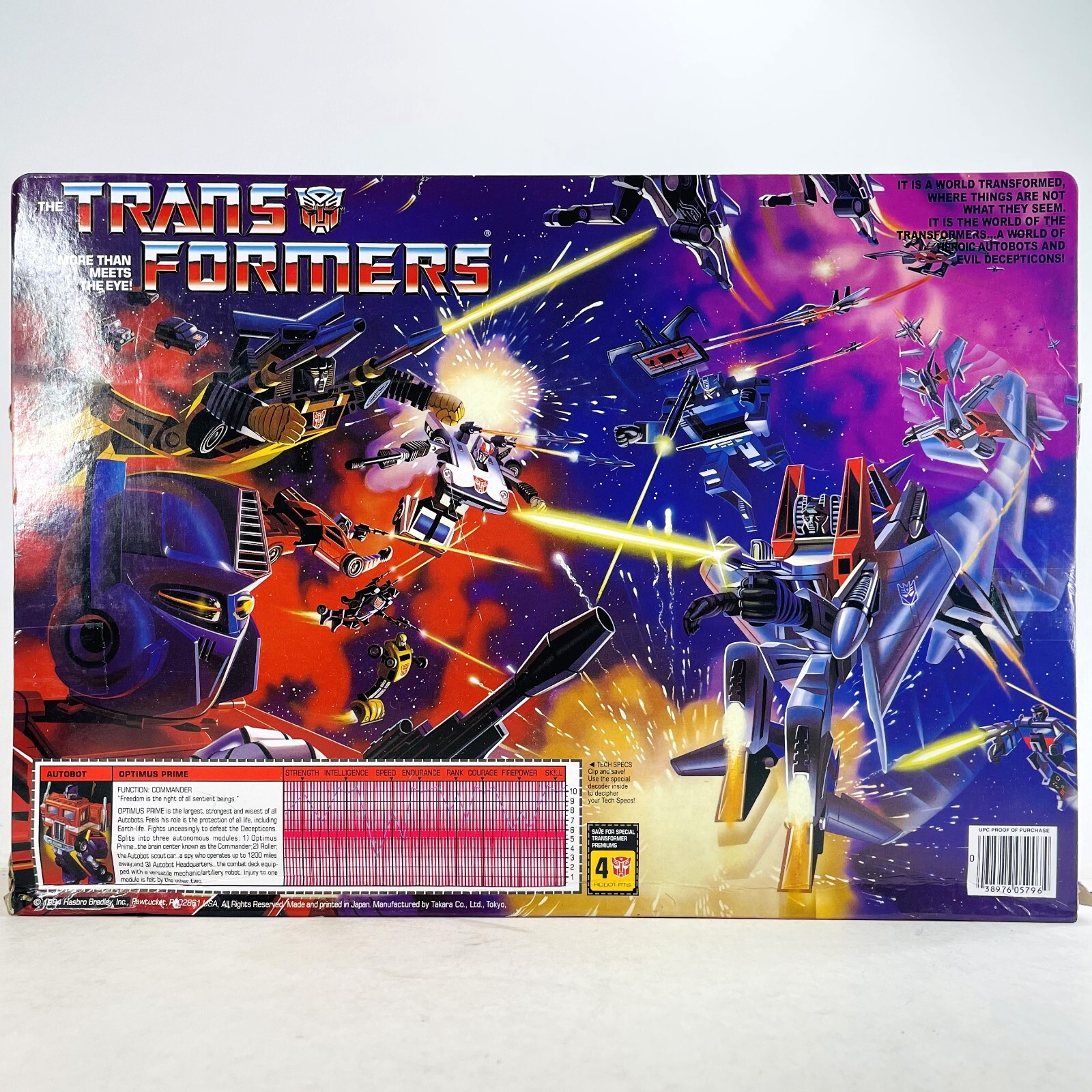Transformers G1 Autobot Commander Black Optimus Prime Transforming Toy Figure