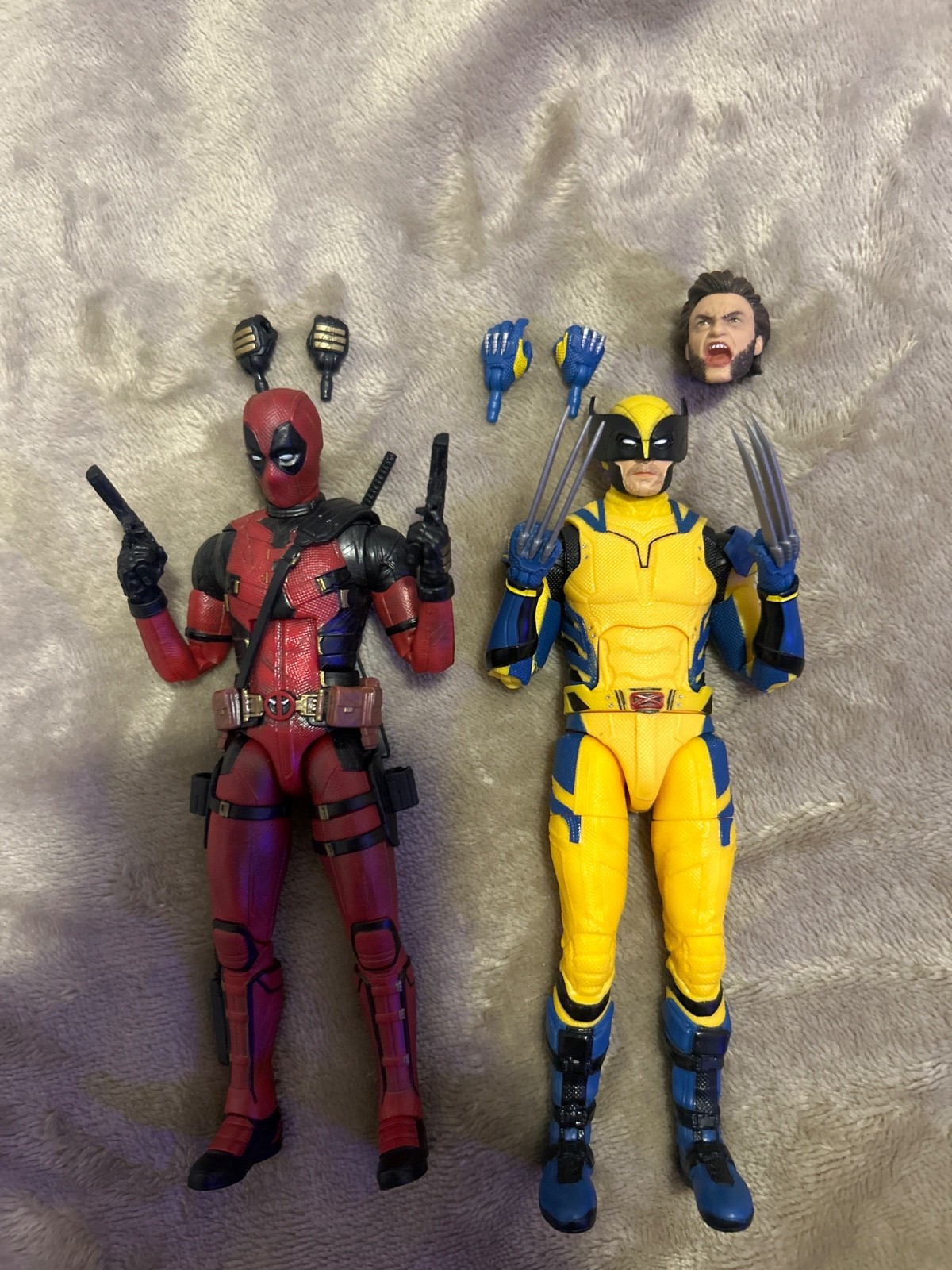 Marvel Legends Wolverine and Deadpool 6&Prime; action figures Deadpool & Wolverine