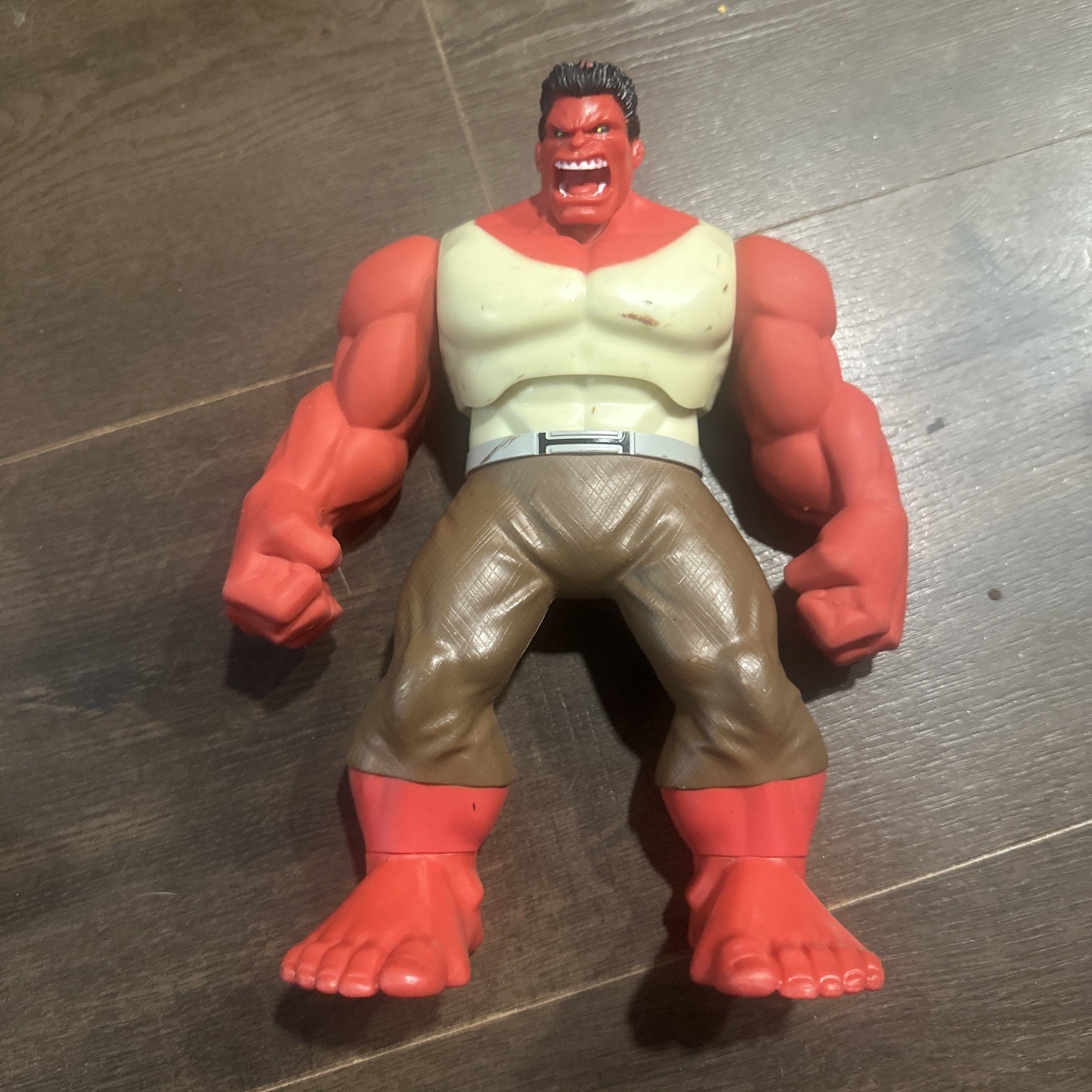 HASBRO Marvel Avengers Shake &lsquo;N Smash Red Hulk Brown Figure Toy 2013 SMASH