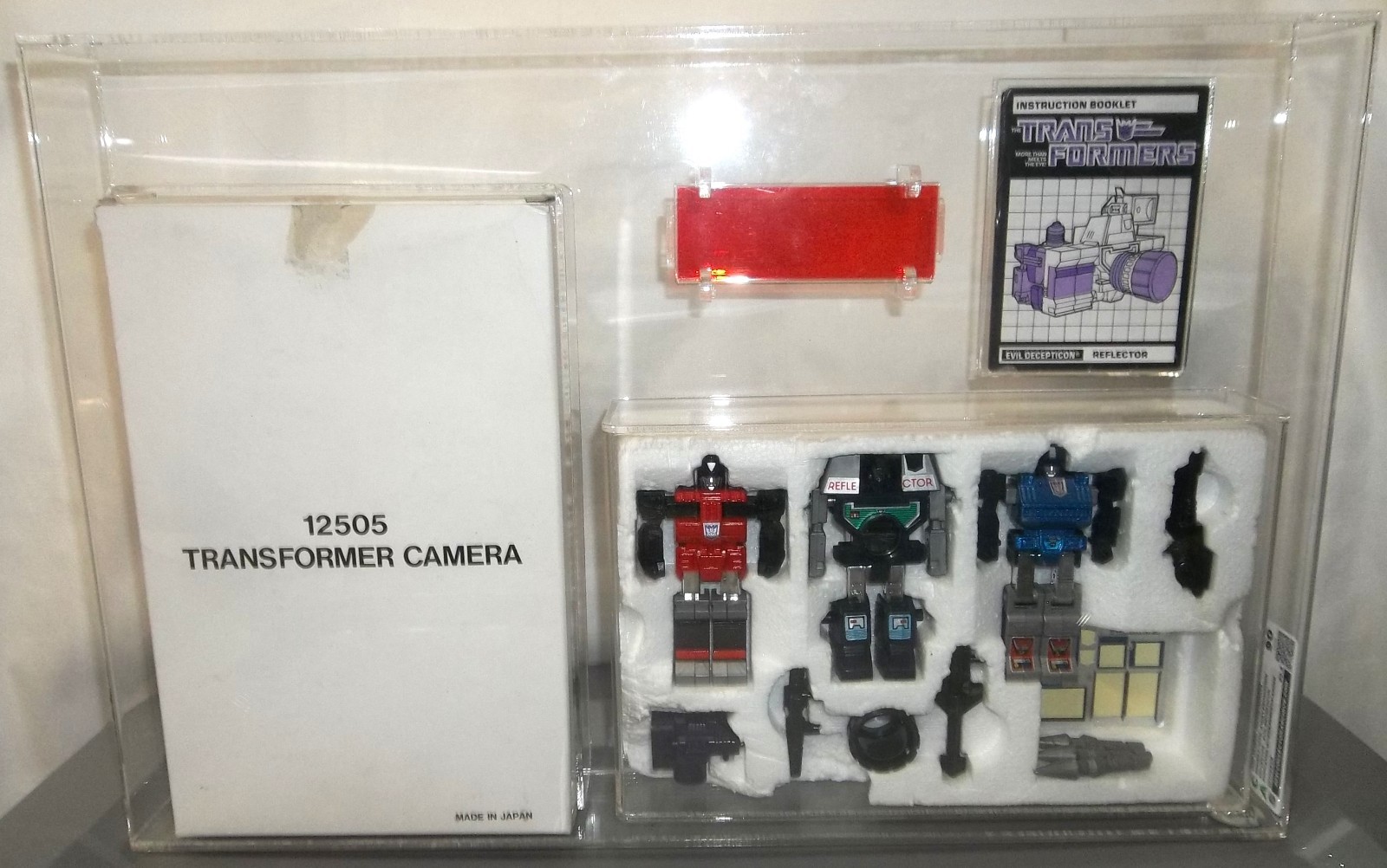 G1 Reflector Mail Order Exclusive CAS 90 Transformers 1986 Hasbro Not AFA Graded