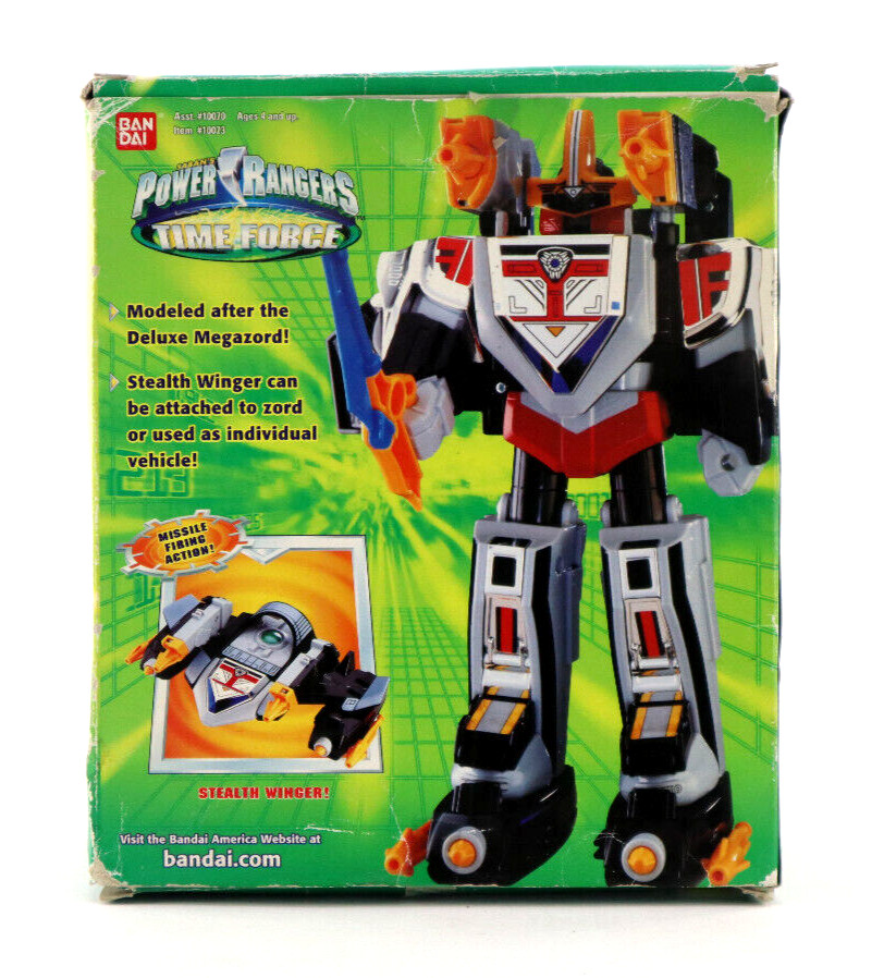 Power Rangers Time Force 10&Prime; Shadow Force Megazord Mode Red Bandai Medium