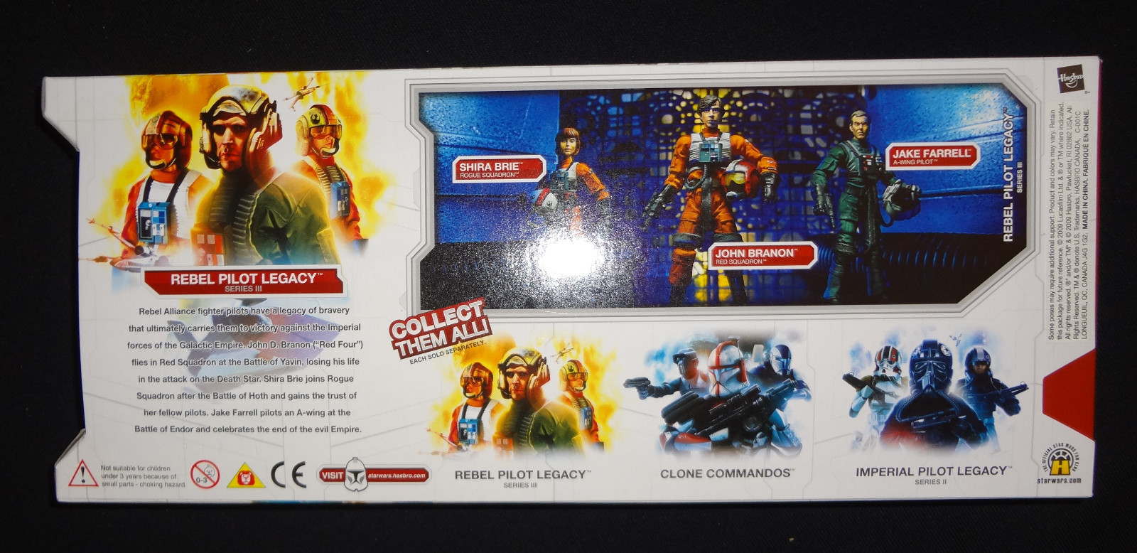 Star Wars Evolutions REBEL PILOT LEGACY Collection Series III WALMART EXCLUSIVE*