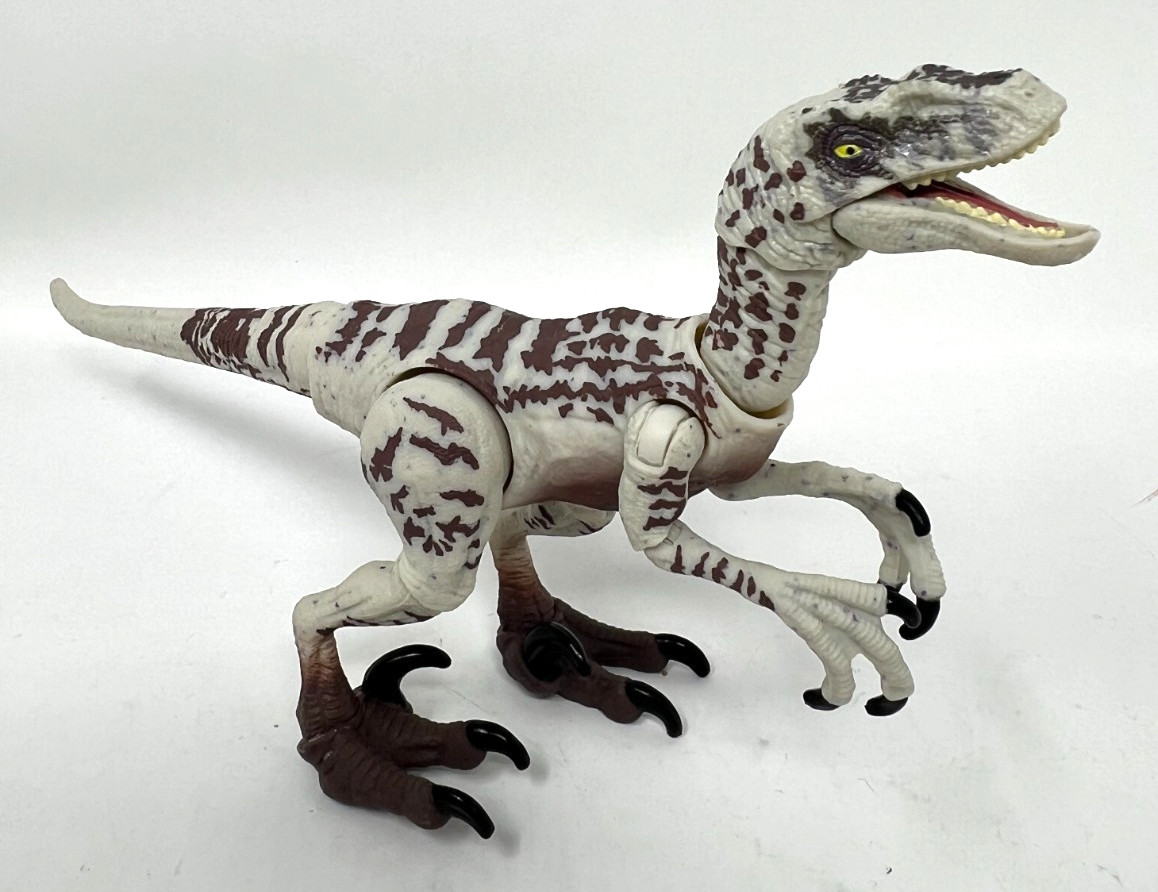 White VELOCIRAPTOR Jurassic World Park 30th JP3 RARE Hammond Collection Dinosaur