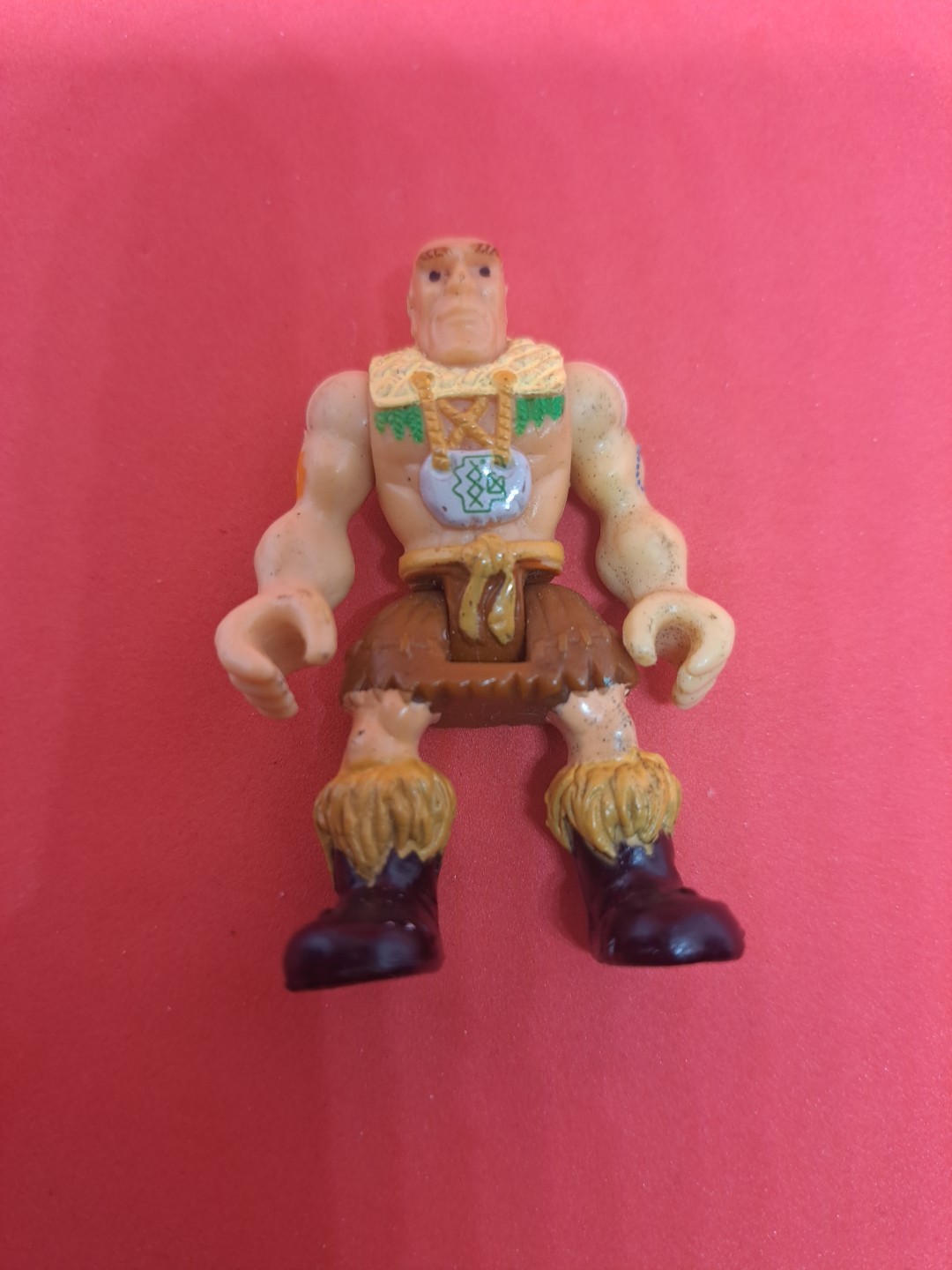 Imaginext Hammer The Pachycephalosaurus Caveman Loose Action Figure Fisher-Price
