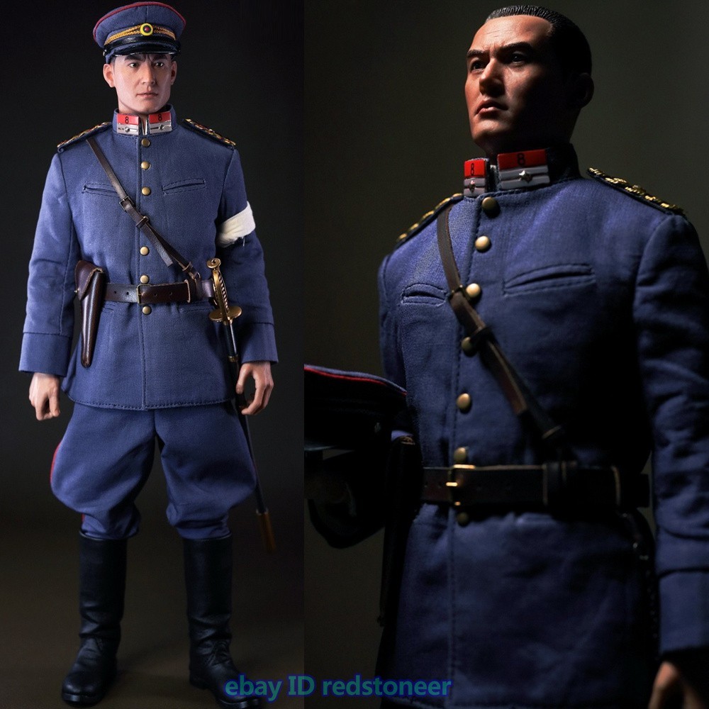 Modern Chinese Qing Dynasty Soldier Xinhai Revolution 1/6 Action Figure Model