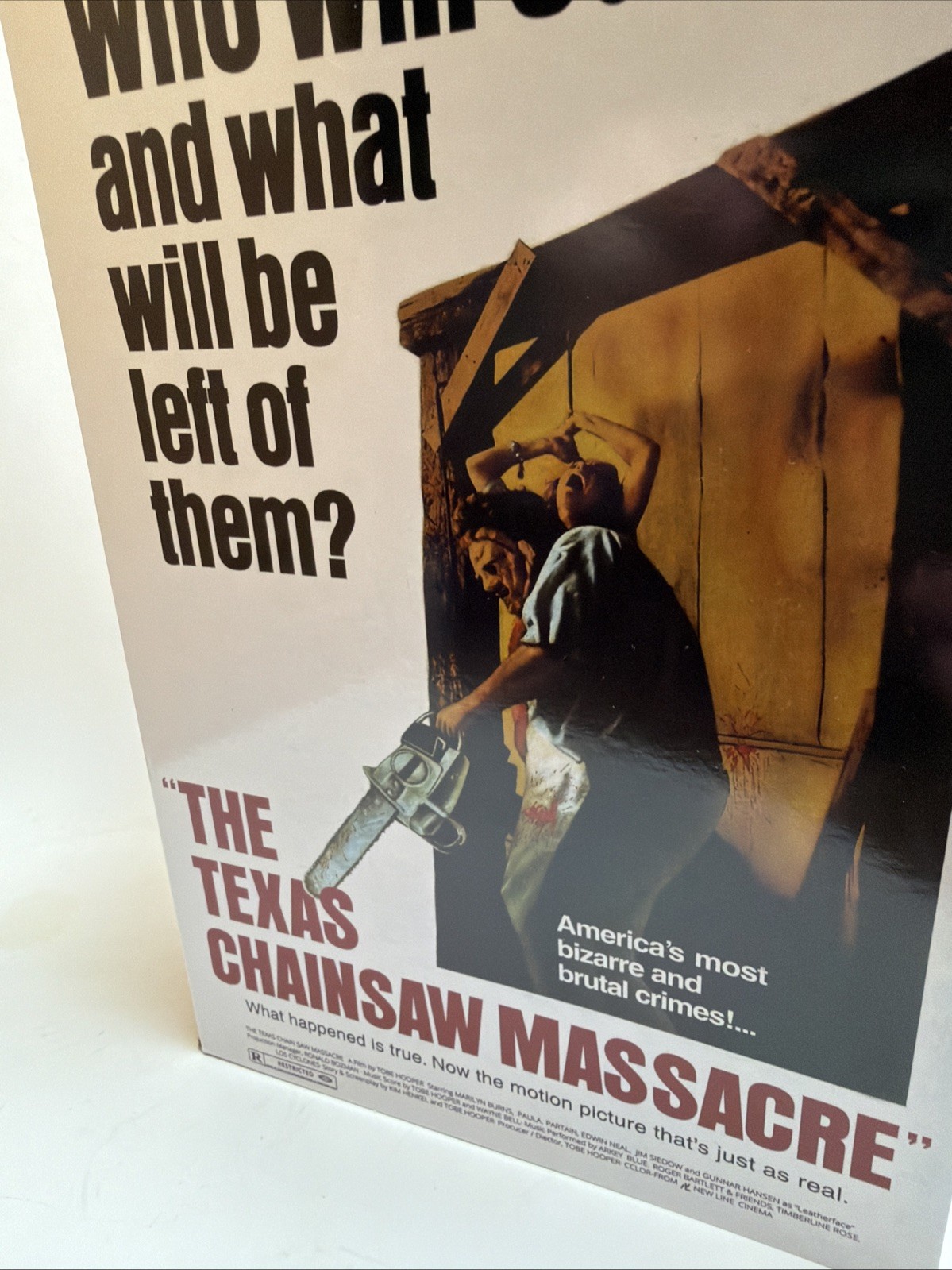 NECA Ultimate Texas Chainsaw Massacre Leatherface 7&Prime; Horror Action Figure 40th