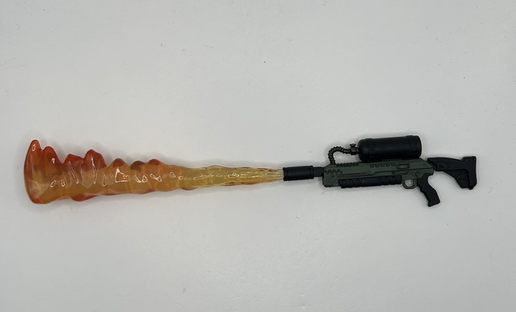 Valaverse Action Force Weapon Pack India II Flamethrower Fodder 1/12 Scale