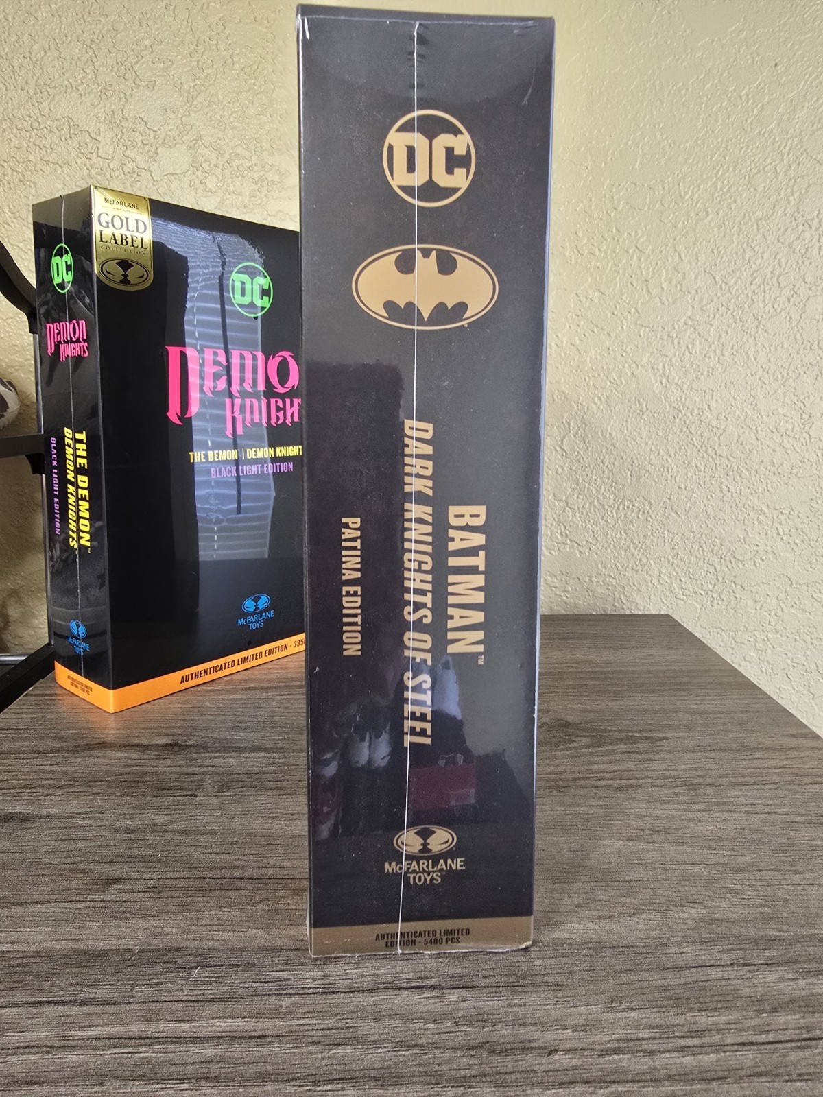 McFarlane Limited Edition Gold Label Collection Batman & Demon Lot of 2.