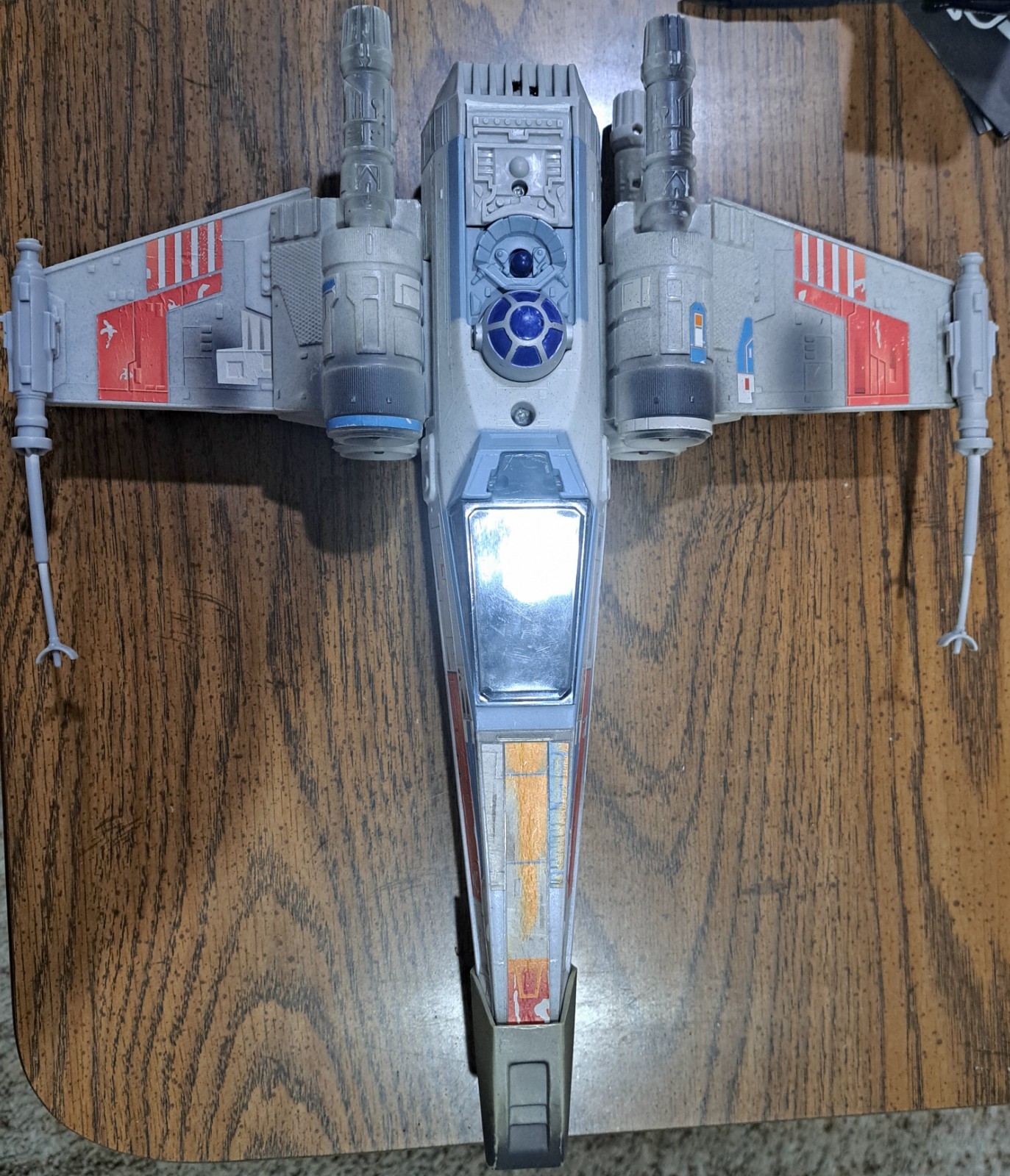 Star Wars POTF X-Wing Fighter Power of the Force POTF Kenner Works 1995 no pilot