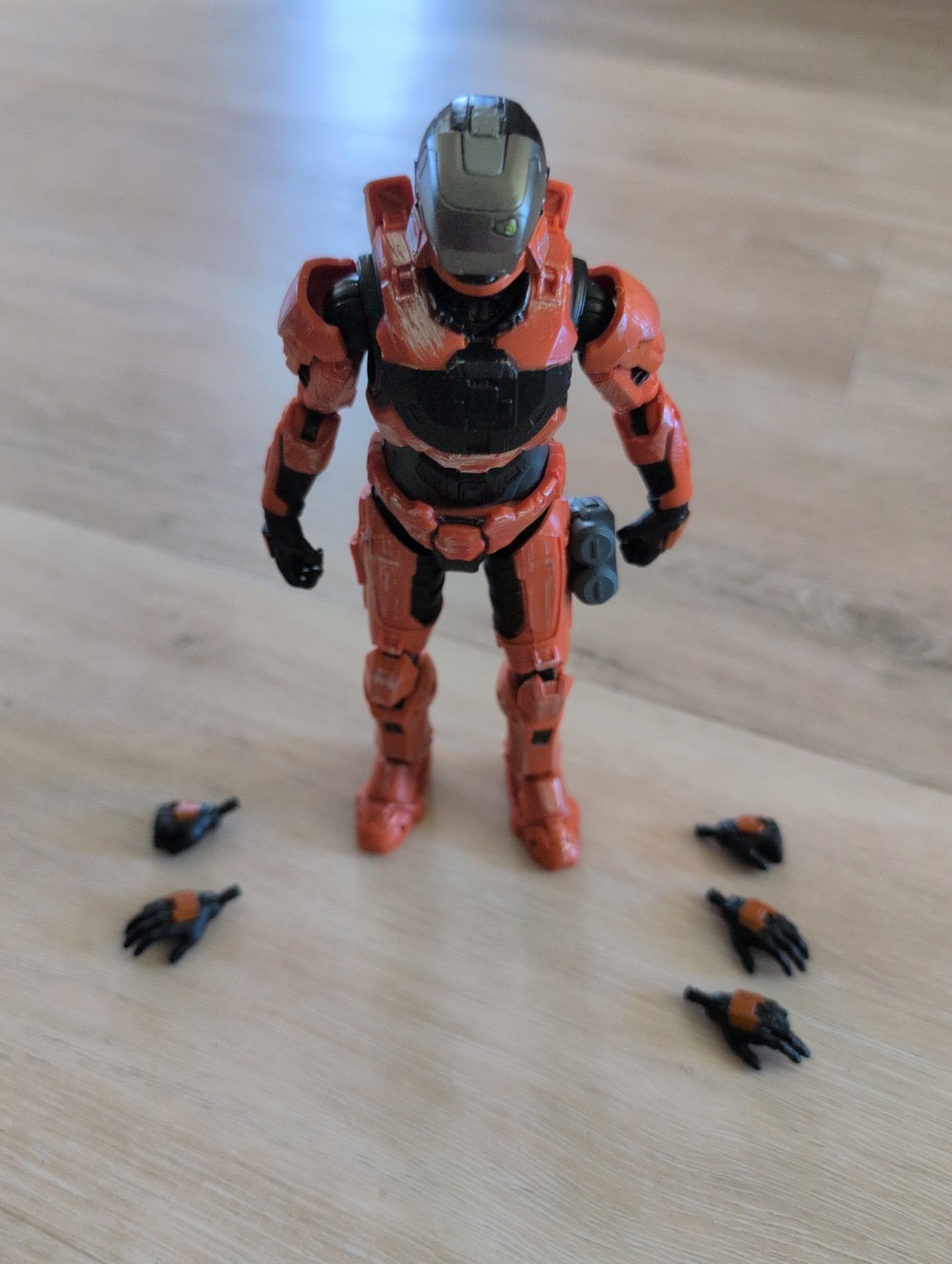 Jazwares HALO SPARTAN GUNGNIR Spartan Collection (NO BOX). Five Hands Faceplate