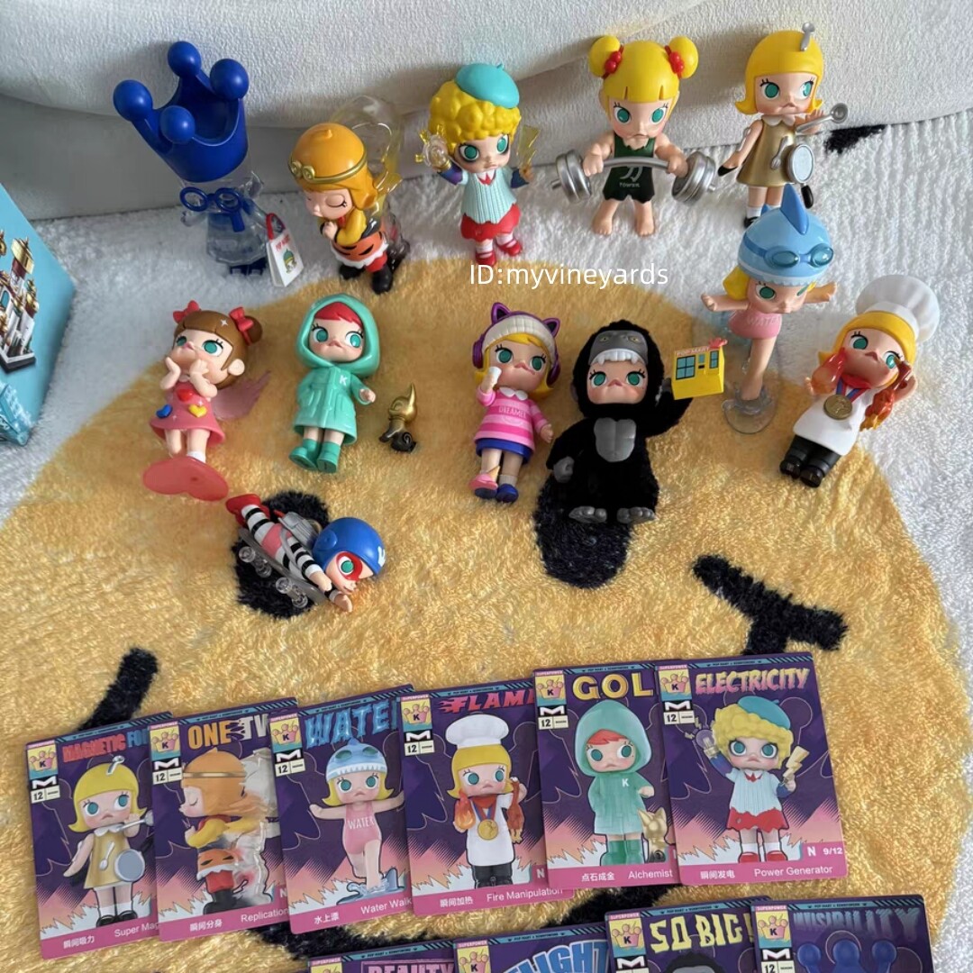 POP MART Molly My Instant Super Power Series Bread Confirmed Blind Box Figure