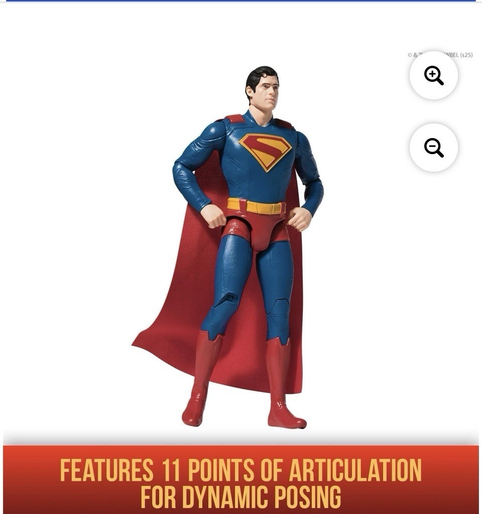DC Comics SUPERMAN, 12-inch Superhero Action Figure, for Ages 4 and up