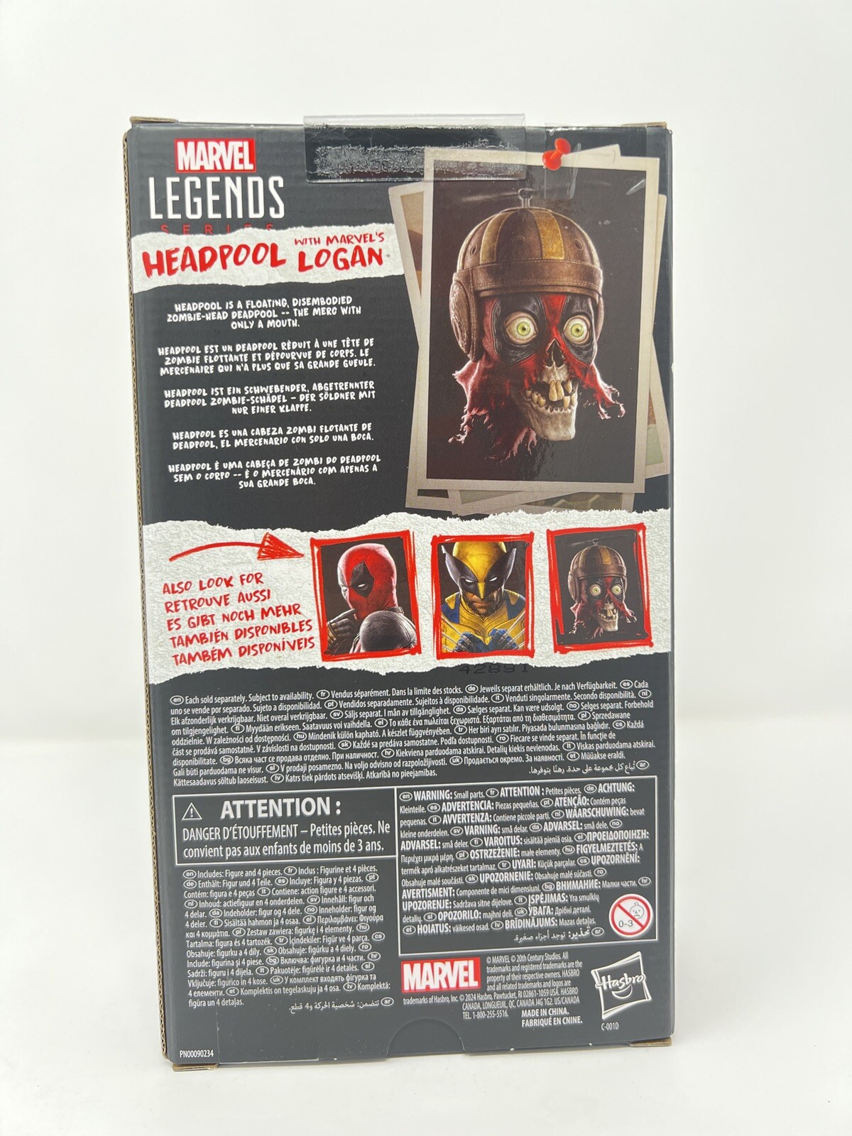 Marvel Legends Studios Series Deadpool and Wolverine 6” & Logan & Headpool Movie