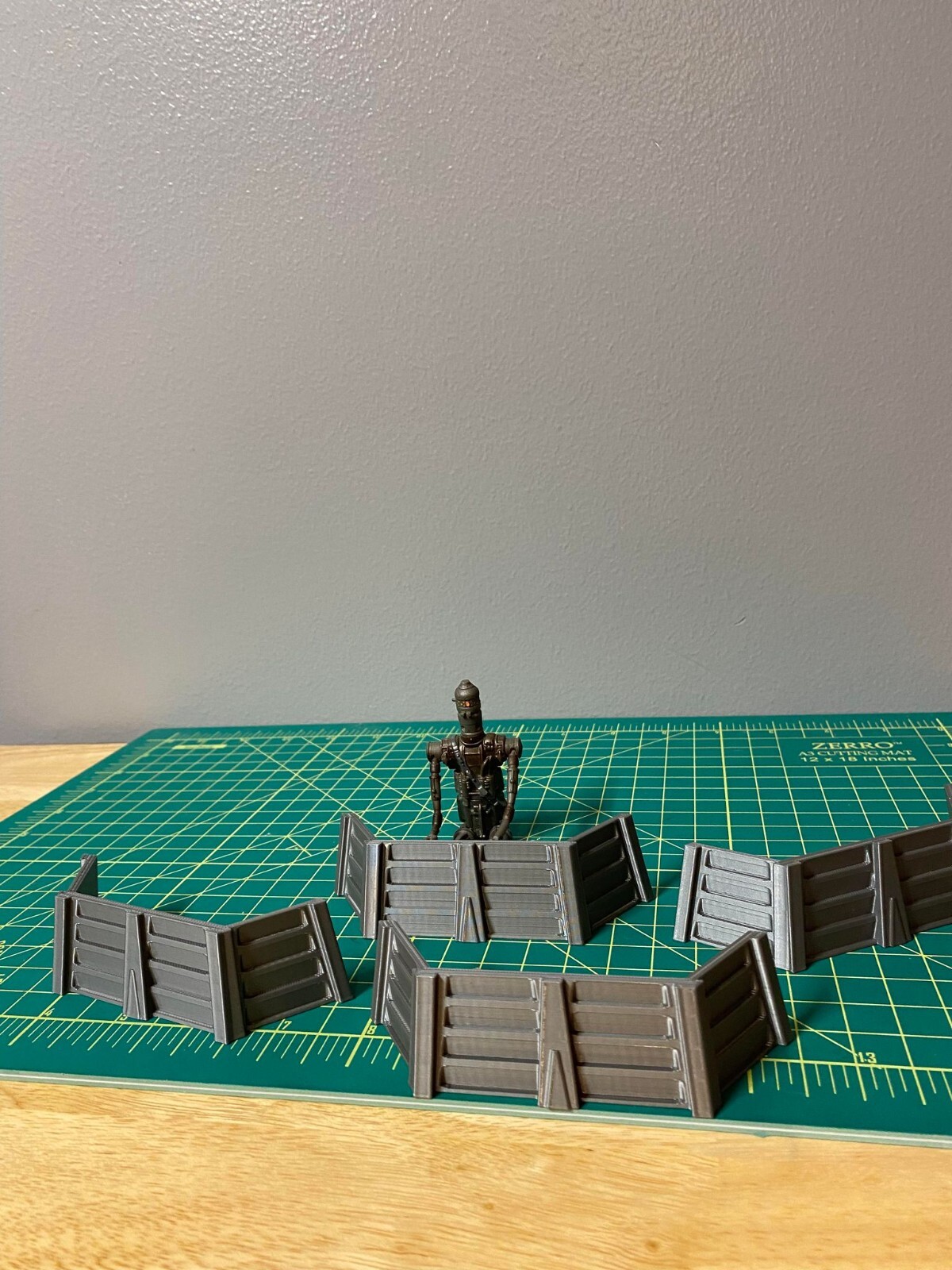 Warhammer 4x Imperial Bunker Barricade Star Wars Legion Game Terrain Mini