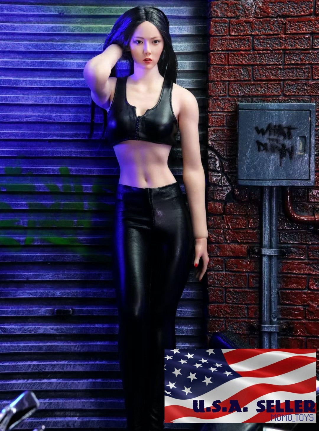1/6 Female Motorcycle Leather Suit Set FOR 12 » PHICEN Hot Toys TBLeague ❶USA❶