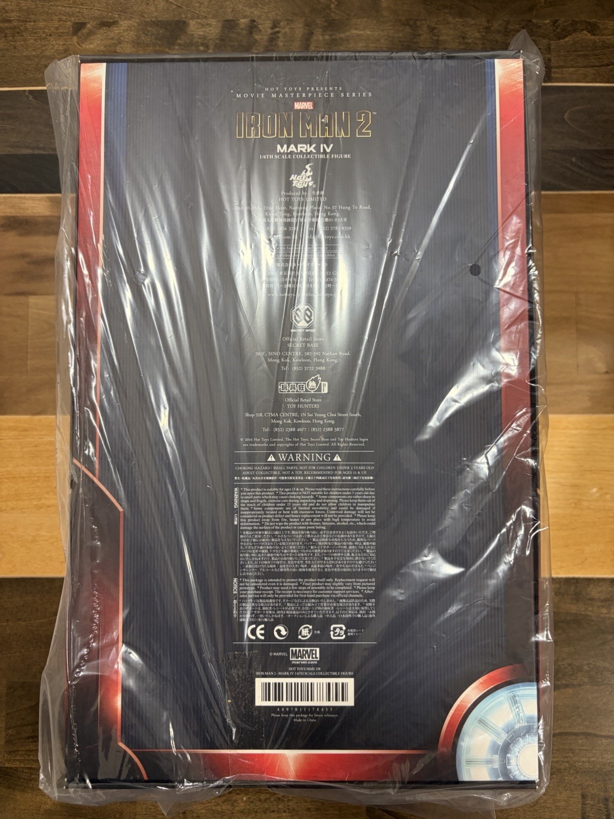 Hot Toys MMS338 Iron Man Mark IV Exclusive 1/6 Scale Figure Marvel