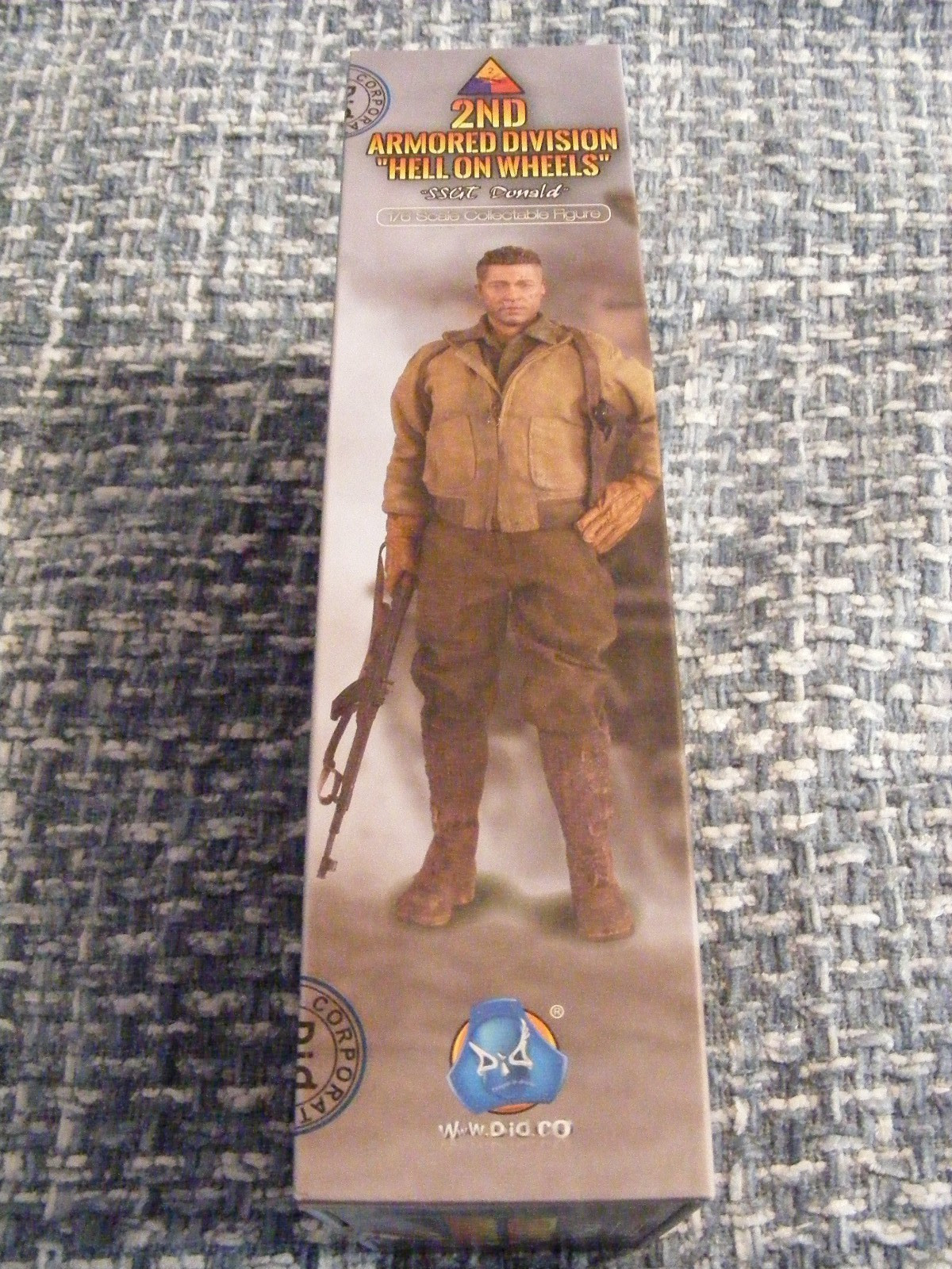 DID 2ND ARMORED DIVISION « HELL ON WHEELS » SSGT DONALD NEW 1/6 SCALE A80113S
