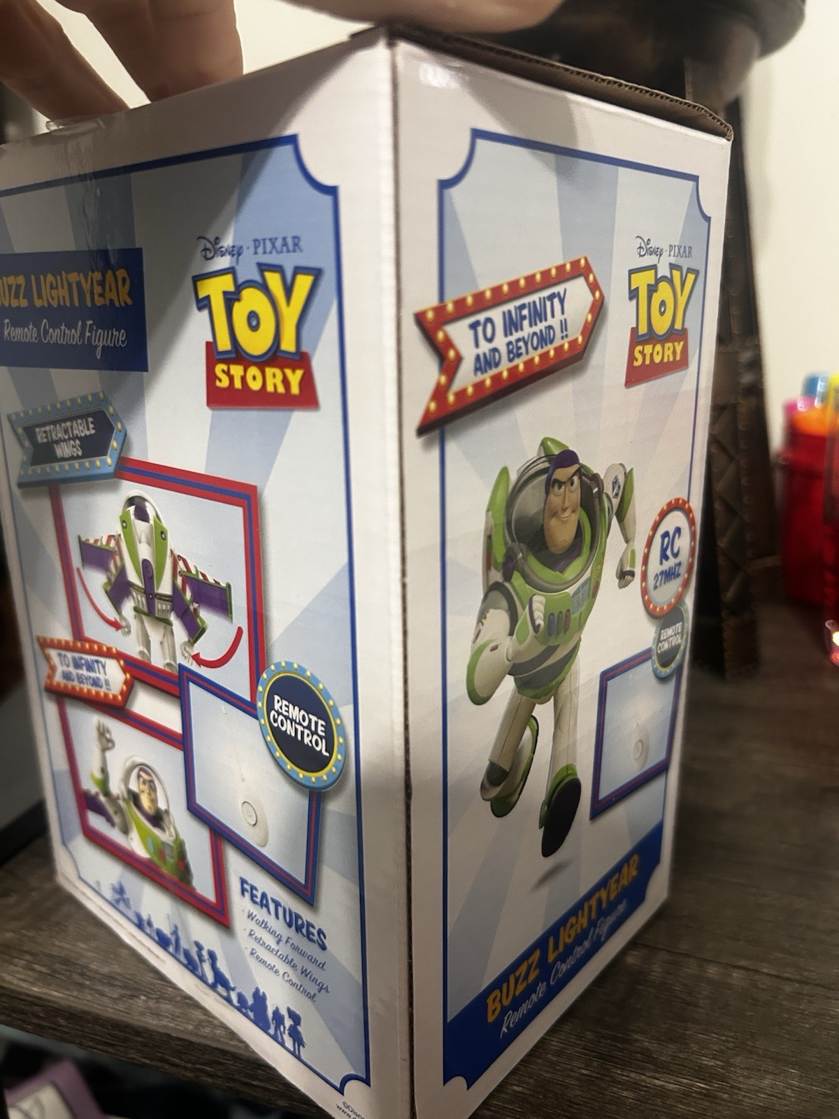 Buzz Lightyear Remote Control Action Figure Signed By Voice Artist Tim Allen