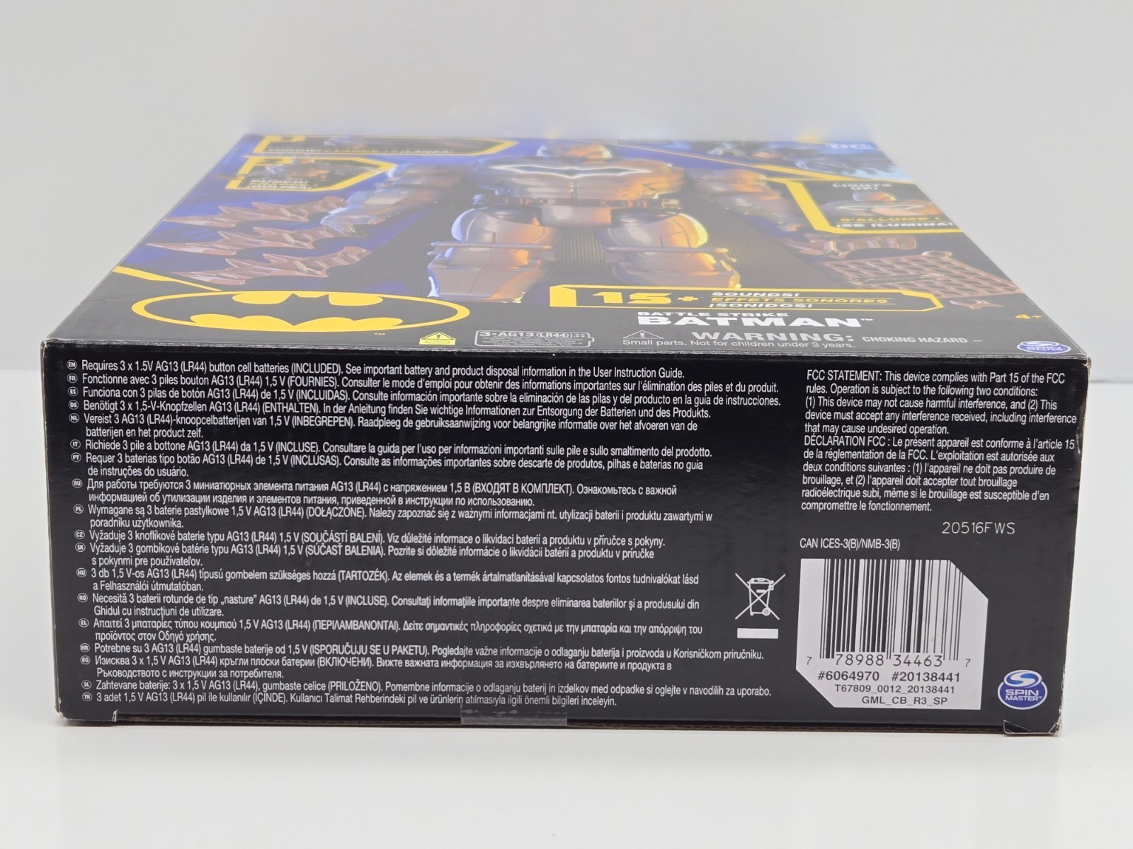 Spin Master Battle Strike Batman Figure DC NIB